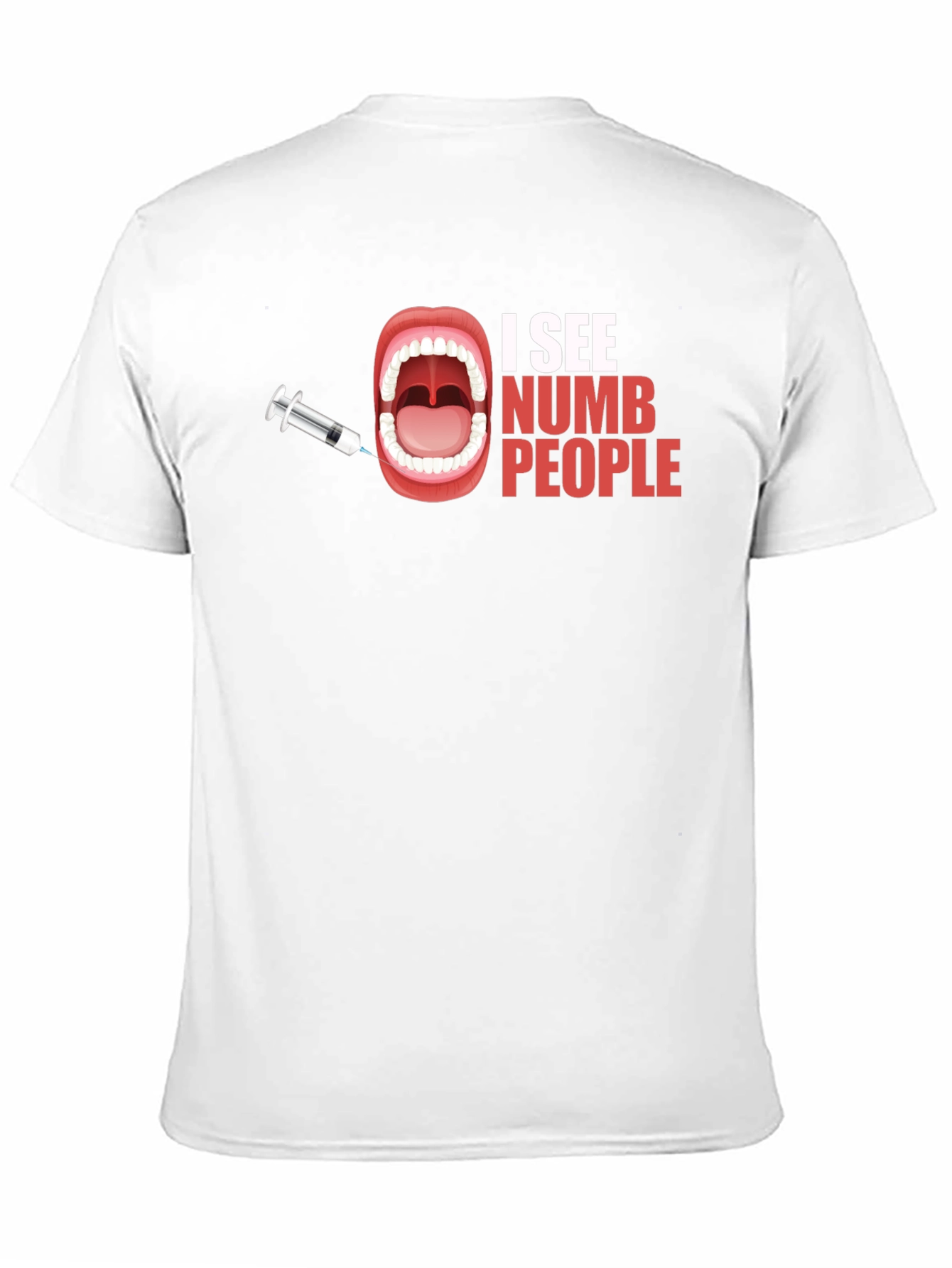 I See Numb People Black Graphic Tee