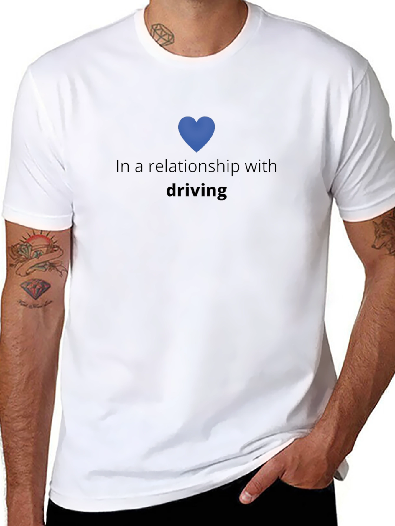 Driving Relationship Black T-Shirt