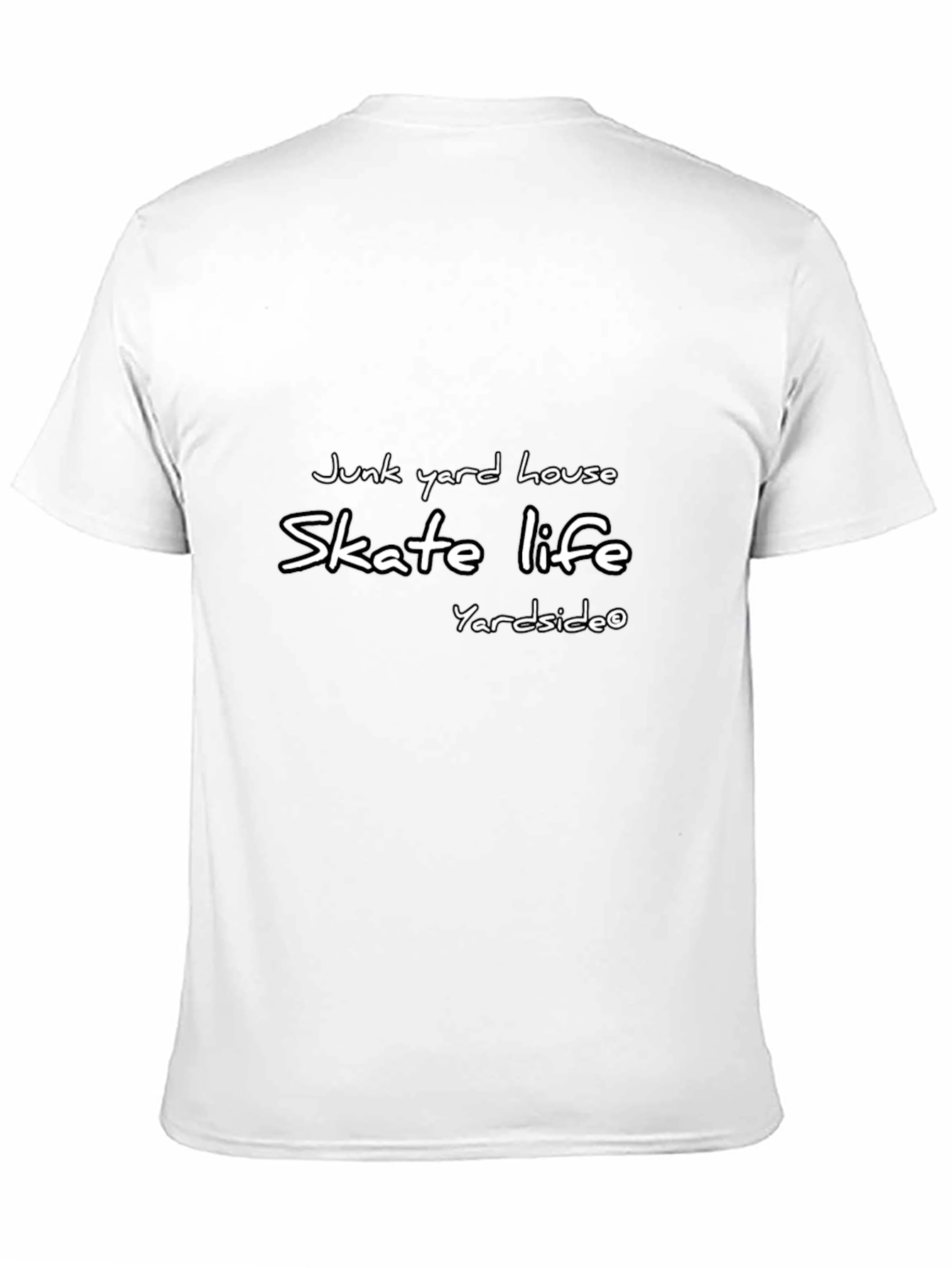 Junk Yard House Skate Life Black Graphic T-Shirt
