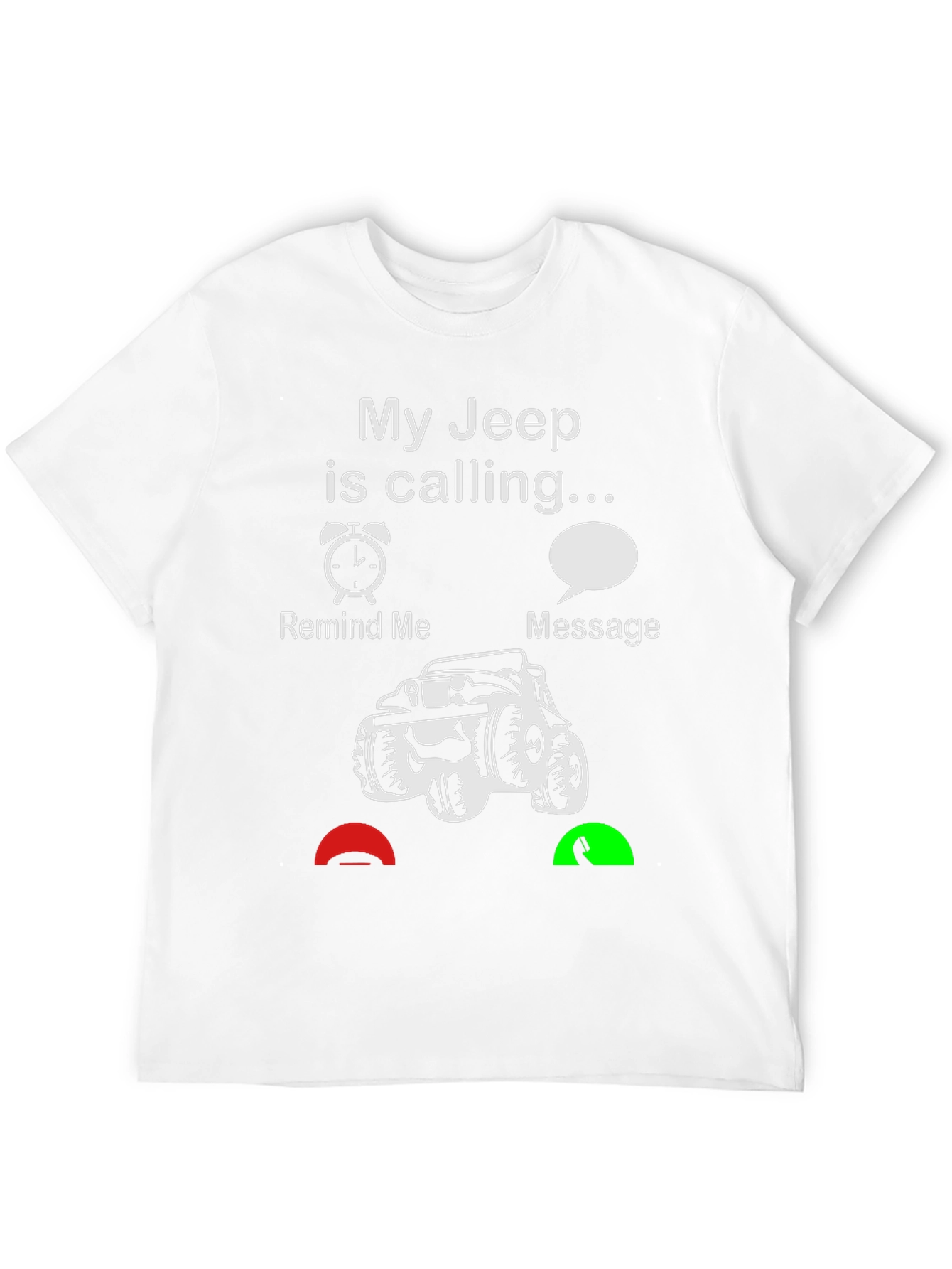 My Jeep is Calling Black T-Shirt