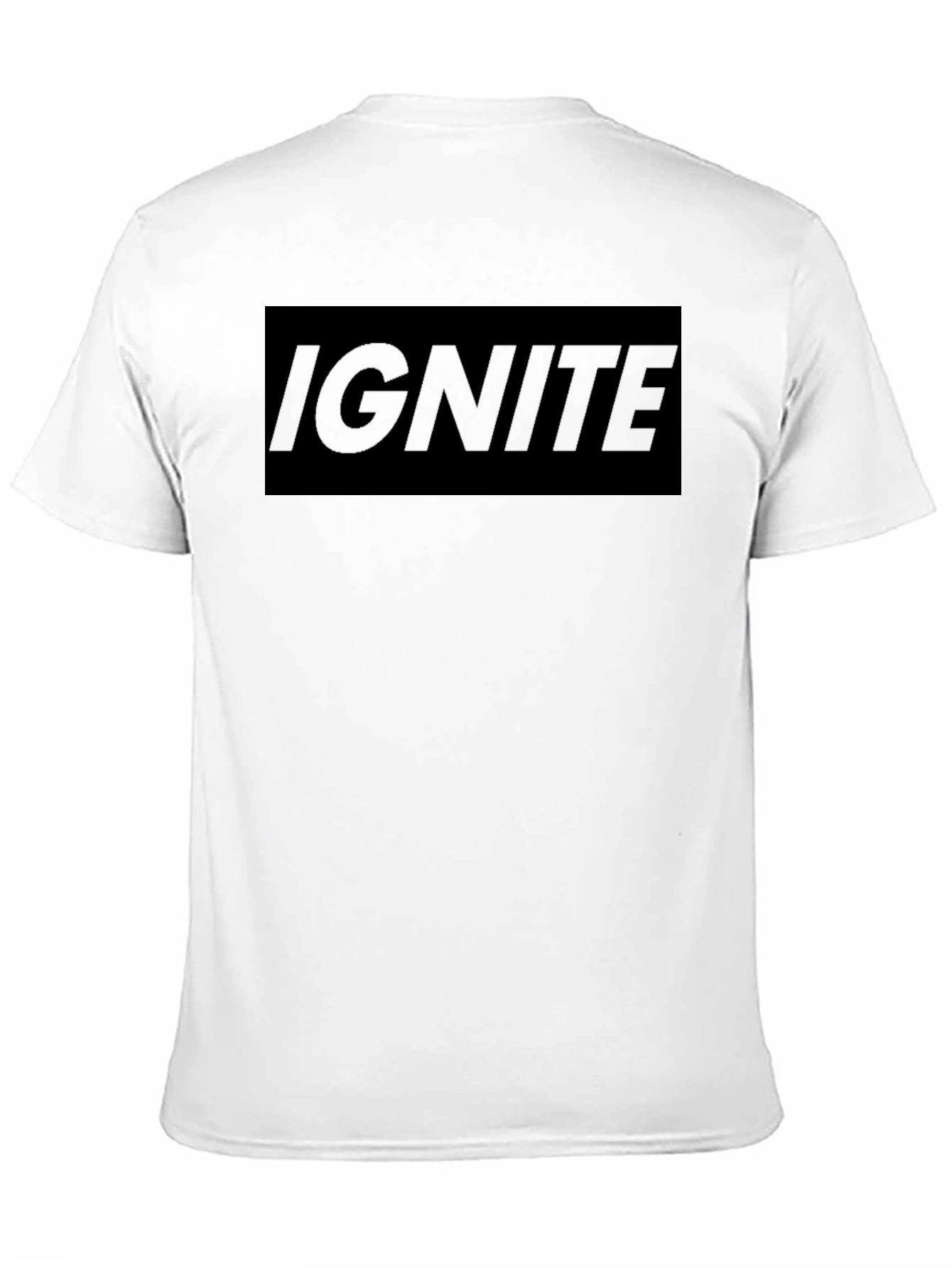 Mens Black Ignite Graphic Tee