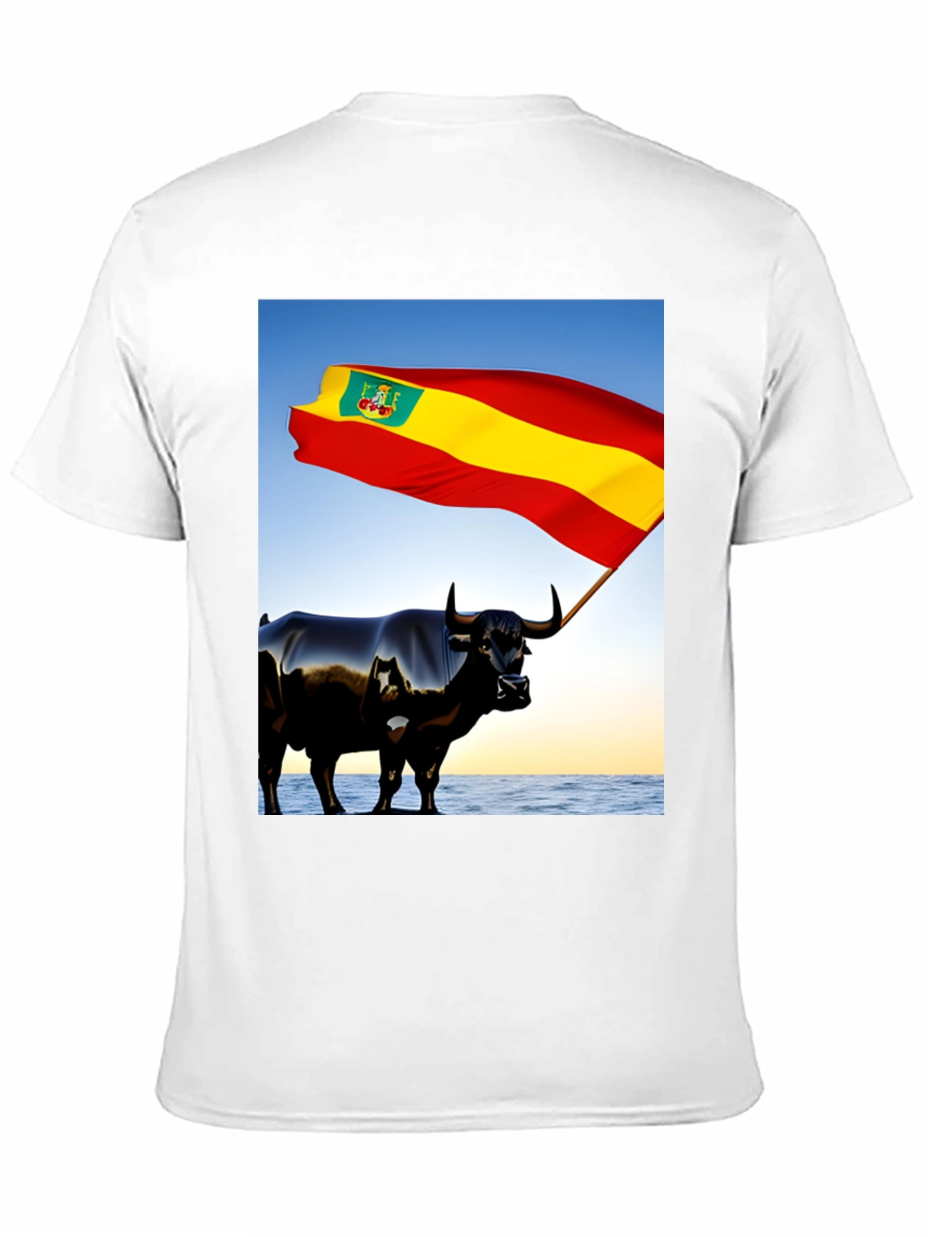 Spanish Bull Flag Graphic Tee