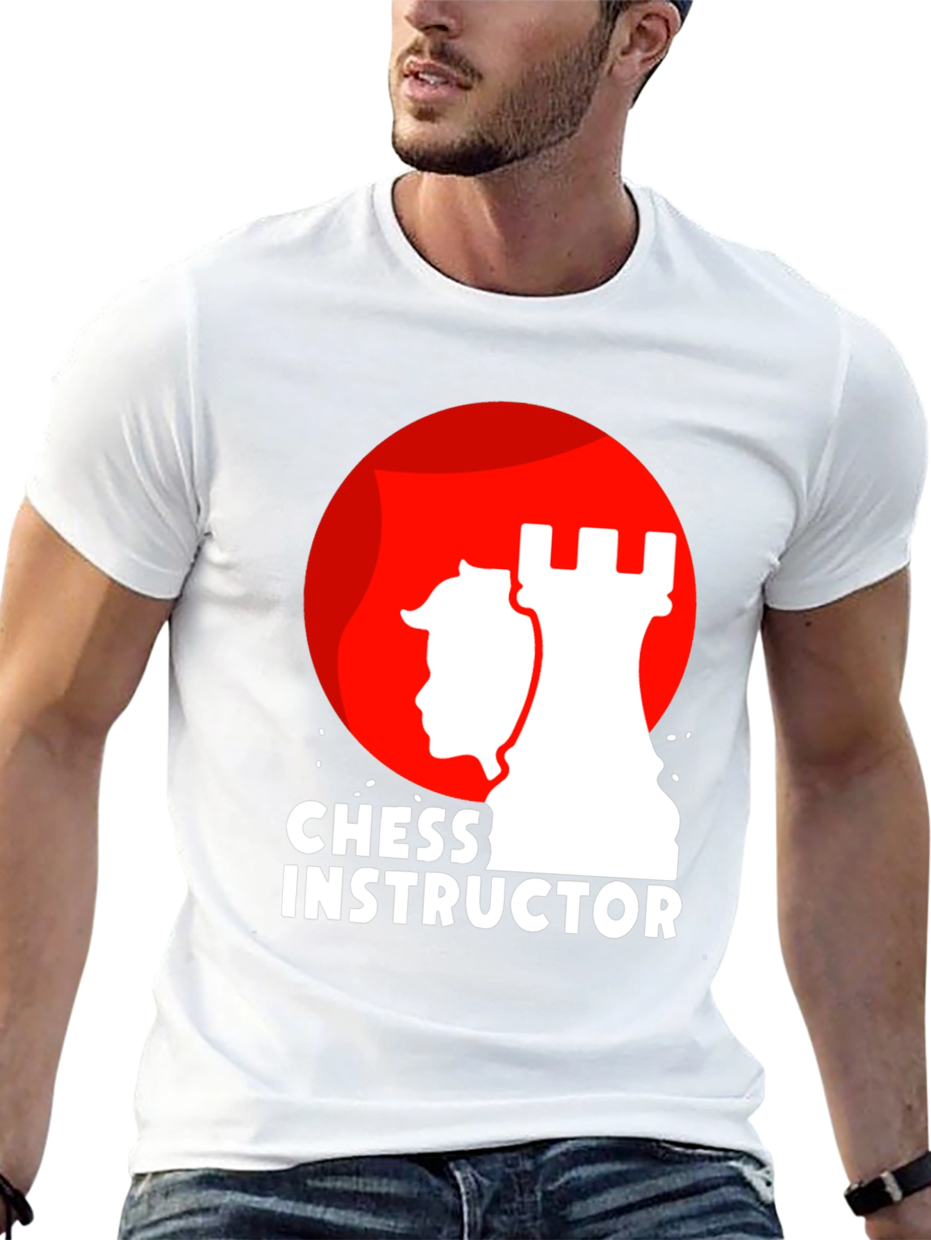 Chess Instructor Graphic T-Shirt - Black