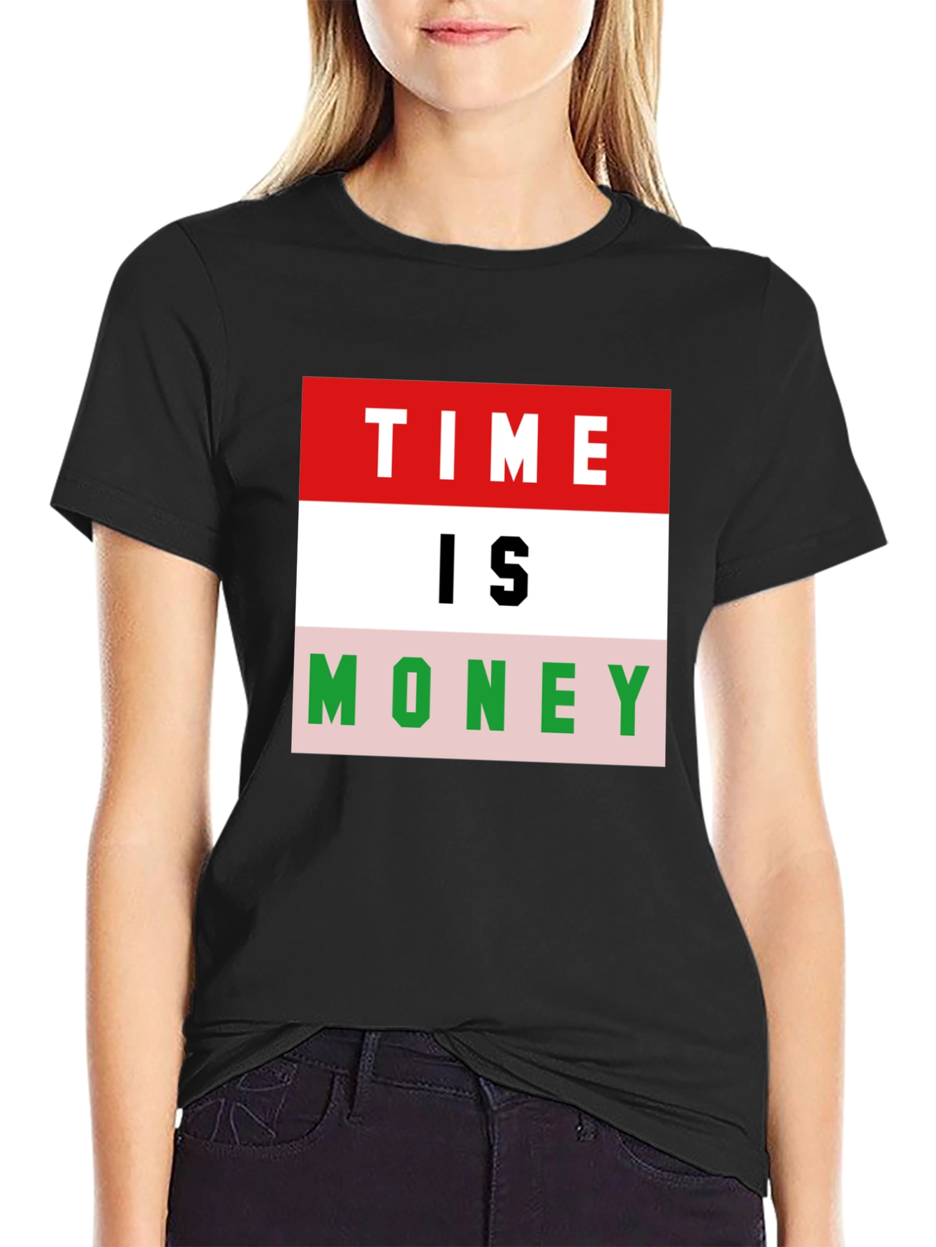Time is Money Graphic Tee - Bold Statement T-Shirt