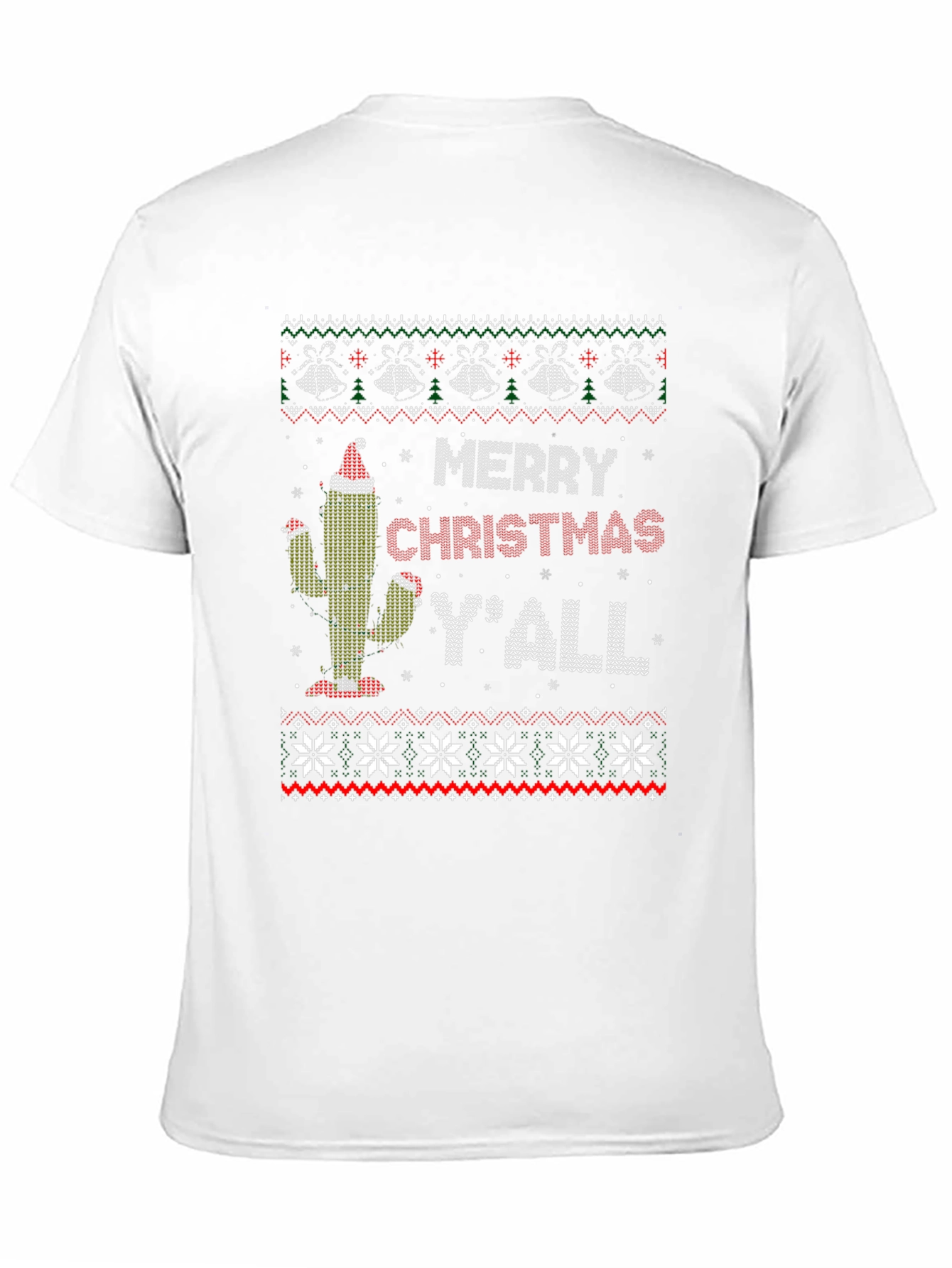 Merry Christmas Yall Cactus T-Shirt