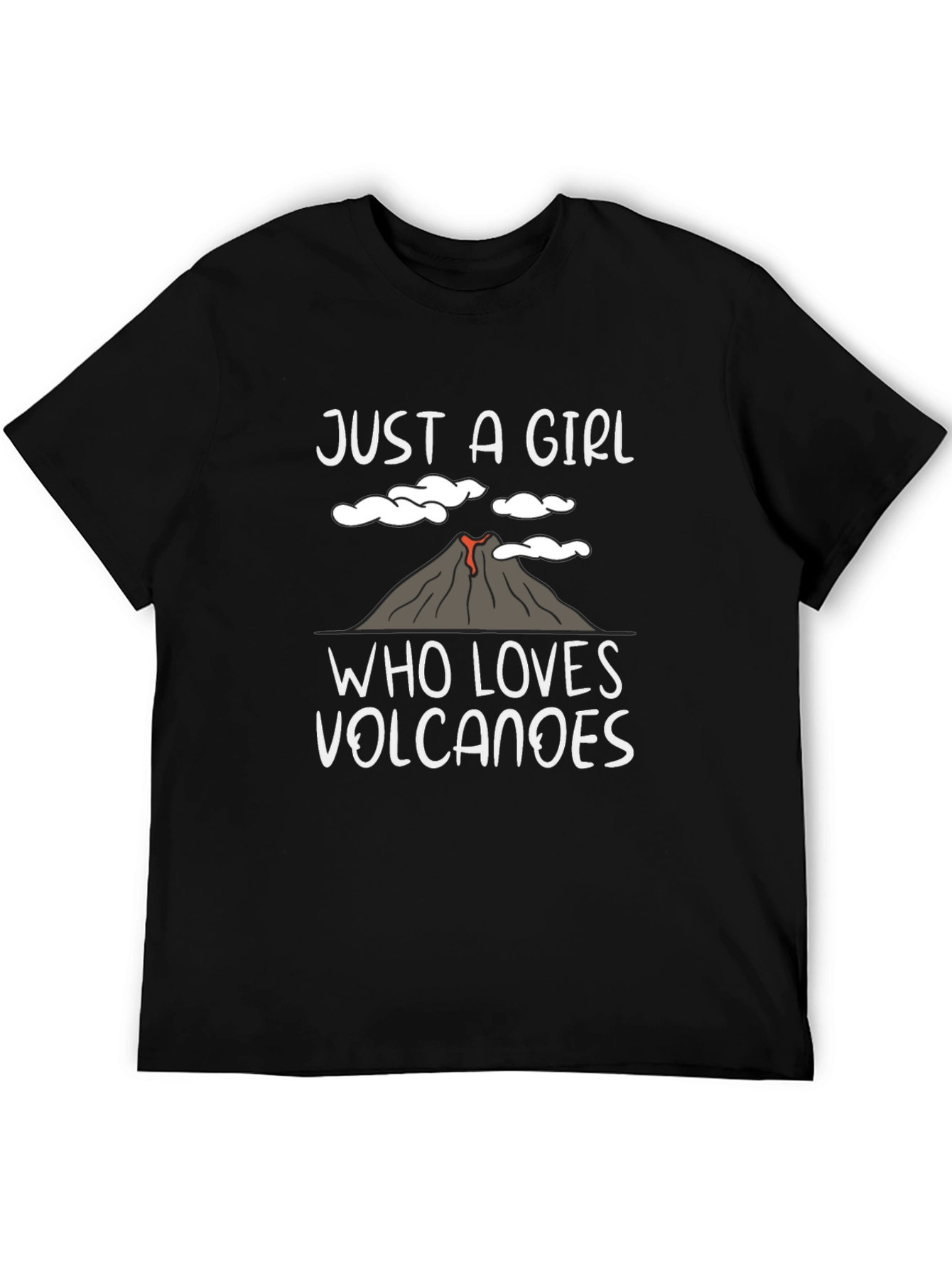 Volcano Lover Girls Graphic T-Shirt