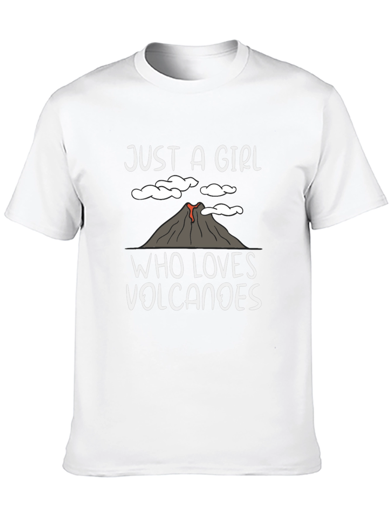 Volcano Lover Girls Graphic T-Shirt