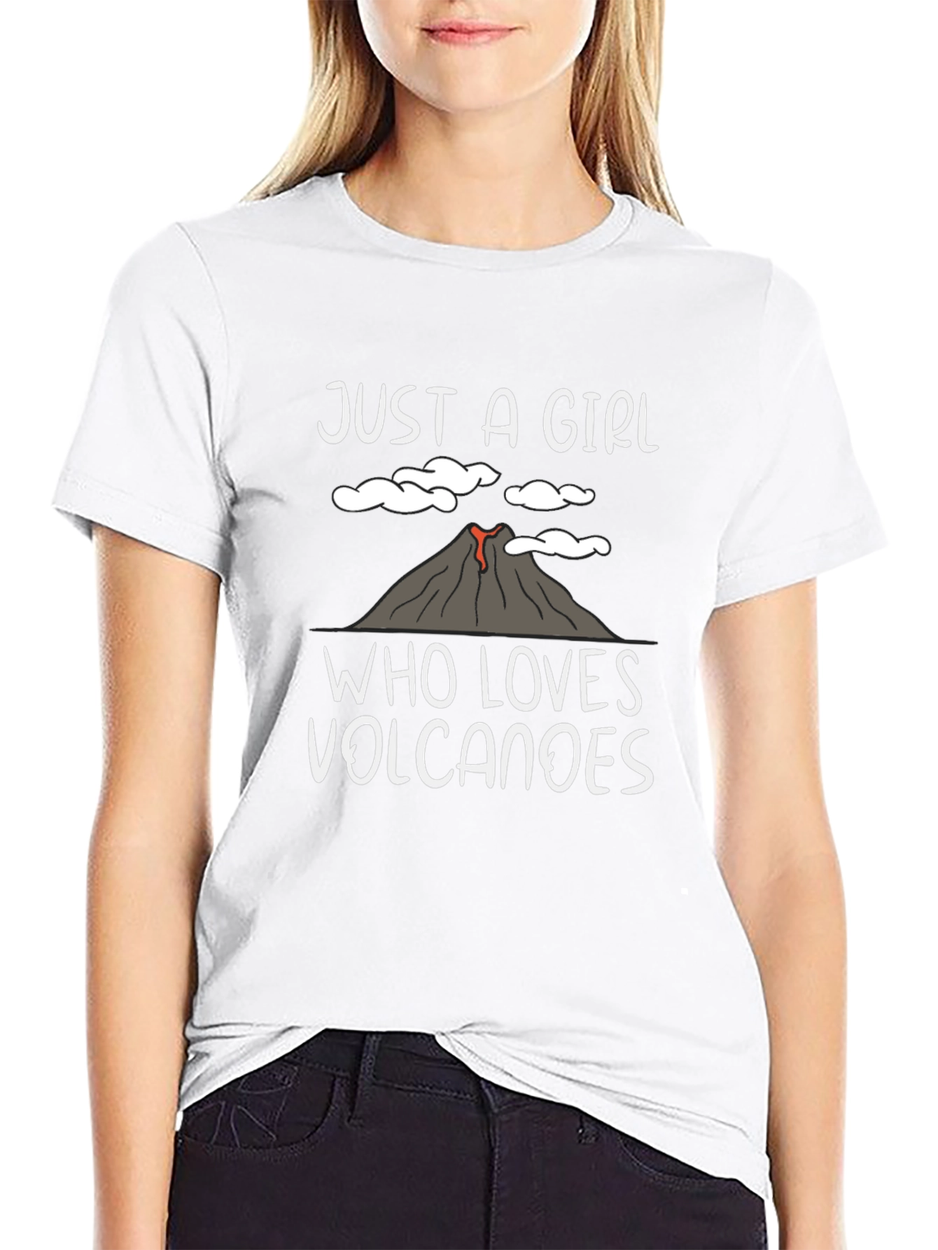 Volcano Lover Girls Graphic T-Shirt