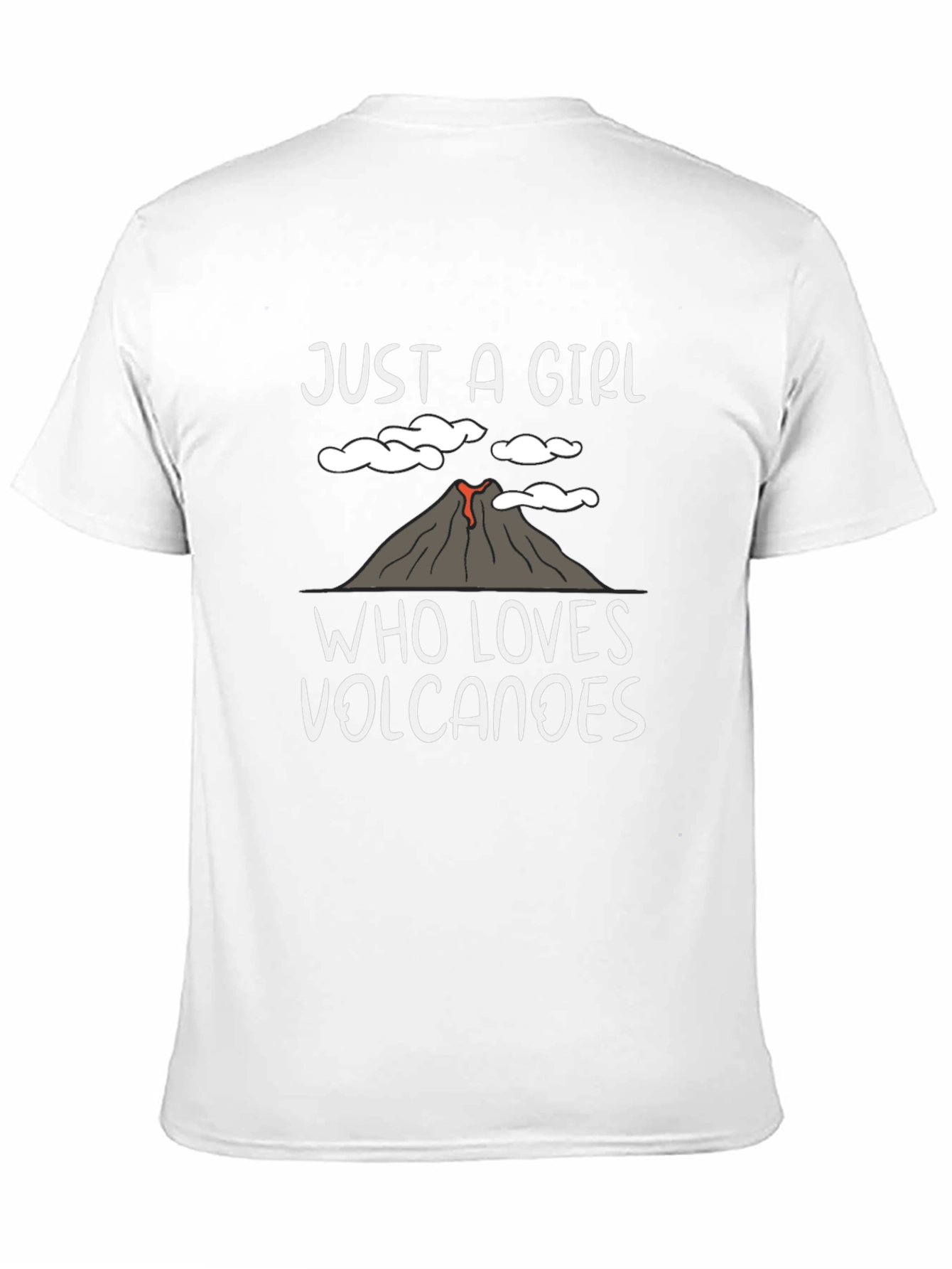 Volcano Lover Girls Graphic T-Shirt