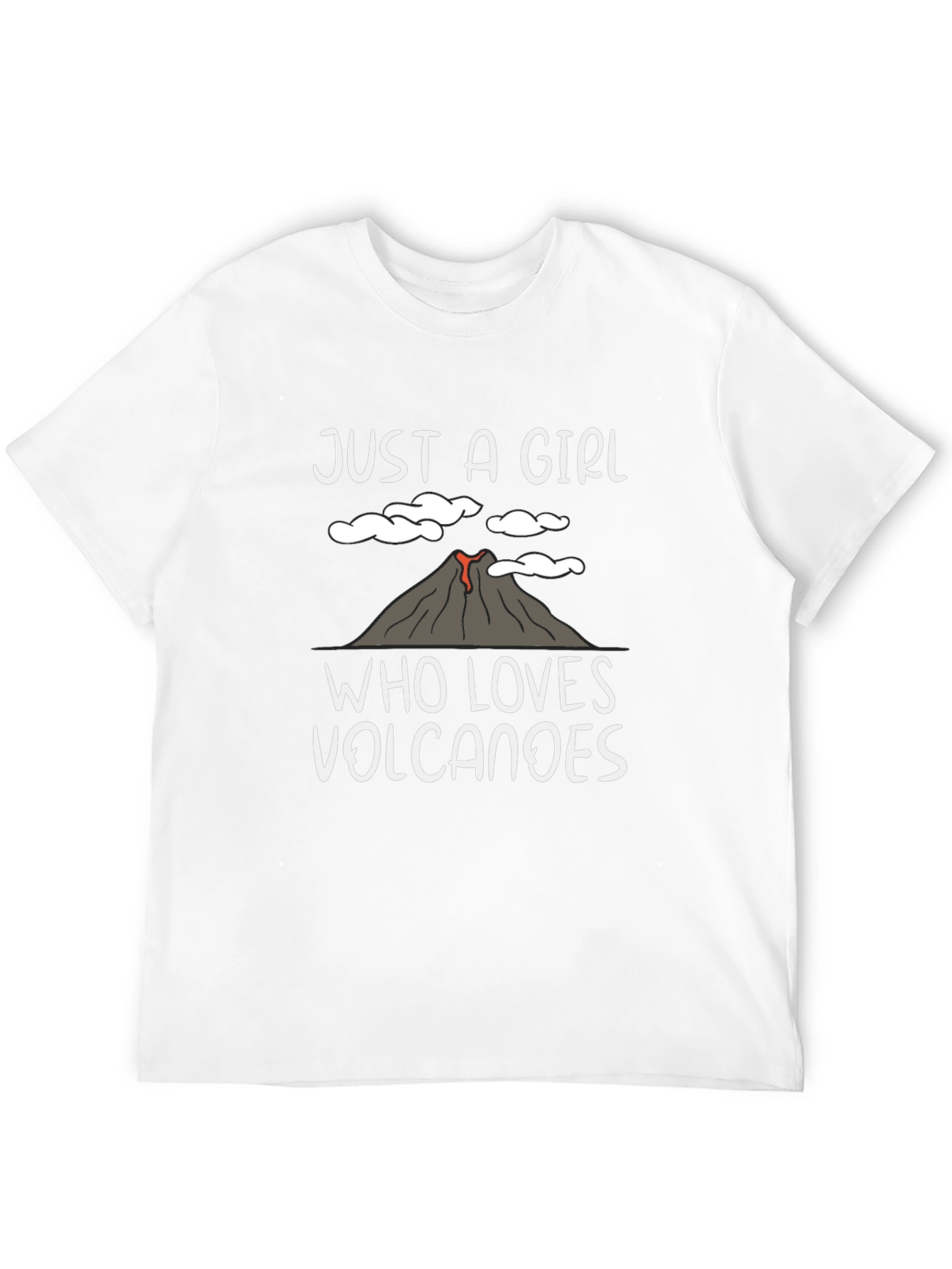 Volcano Lover Girls Graphic T-Shirt