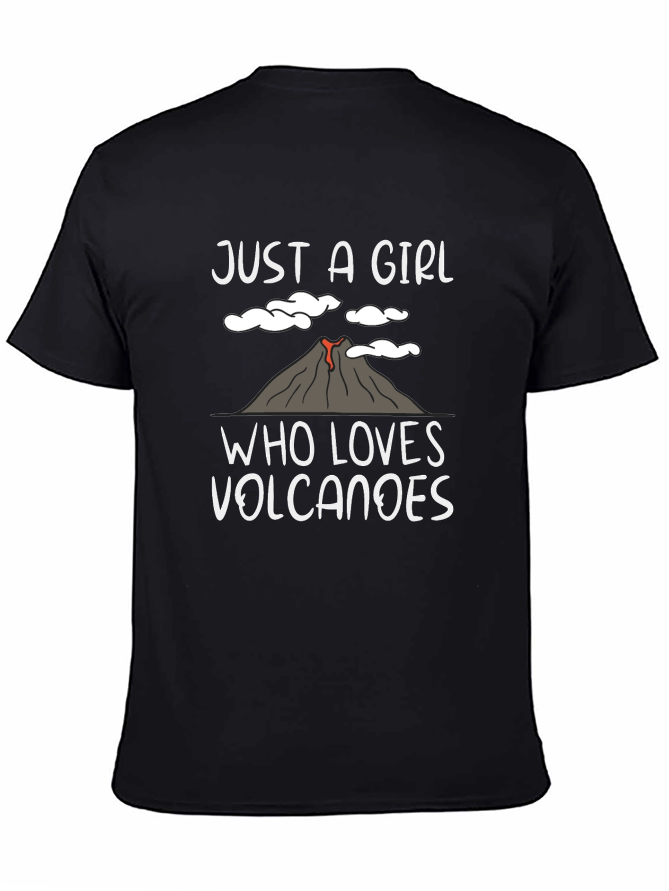 Volcano Lover Girls Graphic T-Shirt