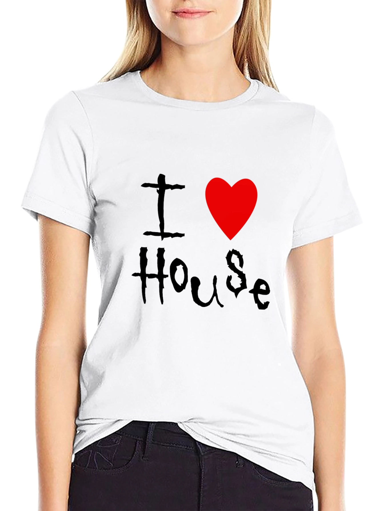 I Heart House Music T-Shirt - Graphic Print