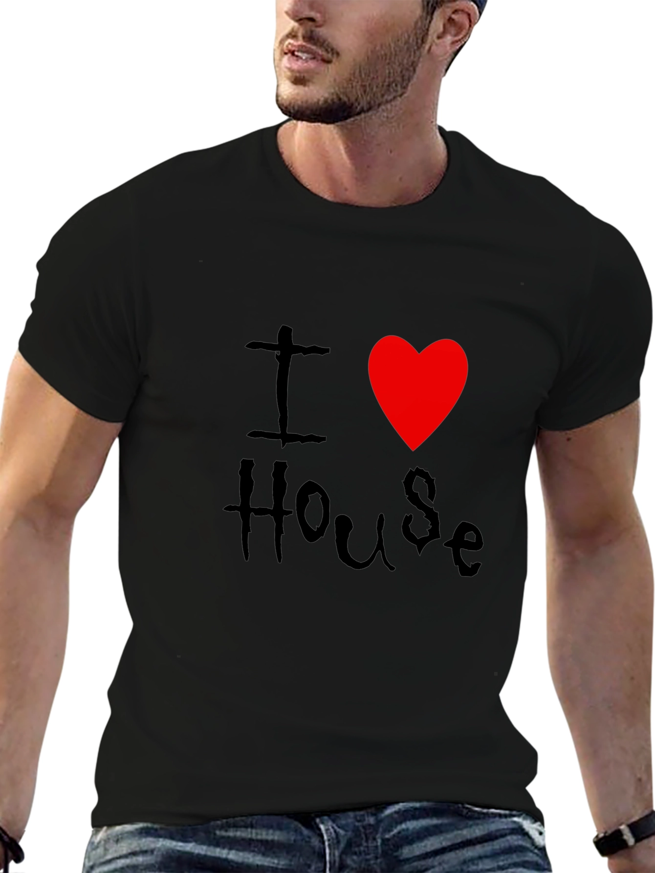 I Heart House Music T-Shirt - Graphic Print