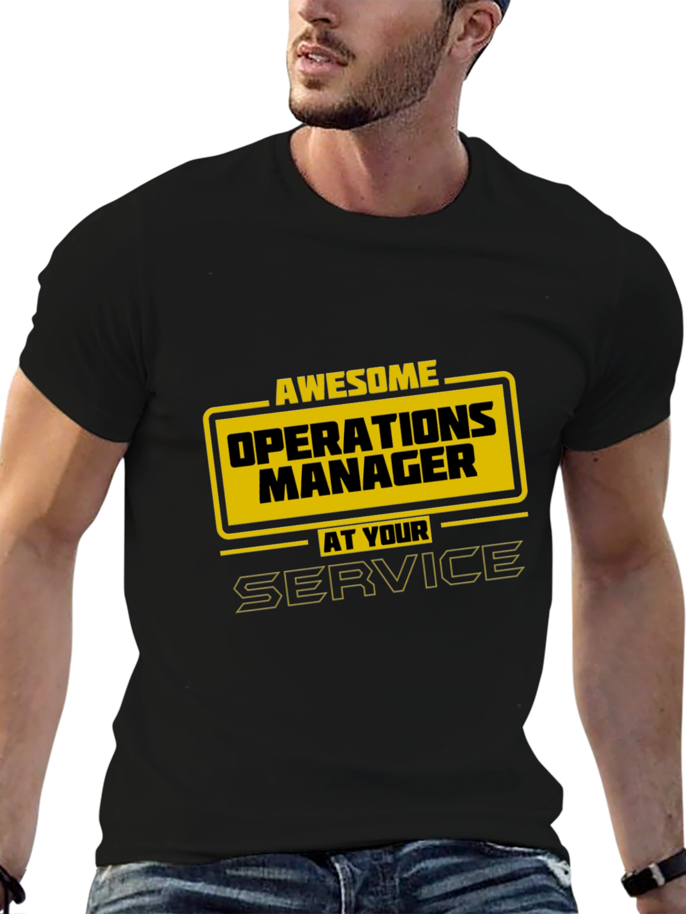 Awesome Operations Manager T-Shirt - At Your Service