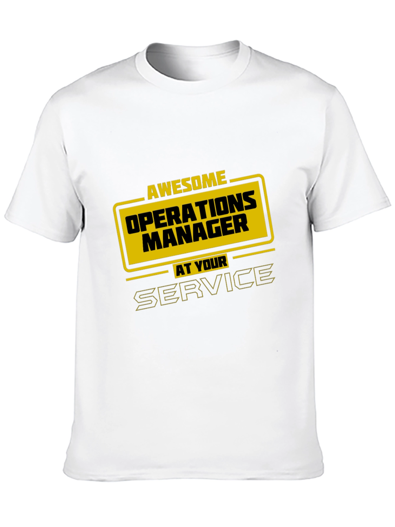 Awesome Operations Manager T-Shirt - At Your Service