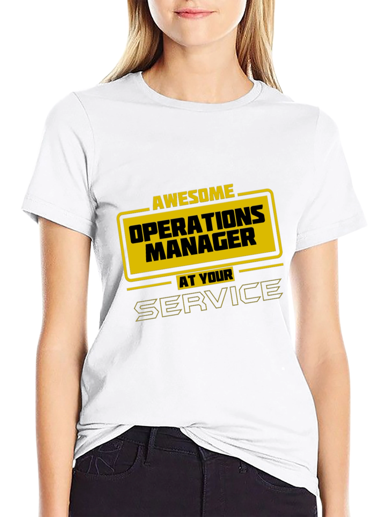 Awesome Operations Manager T-Shirt - At Your Service