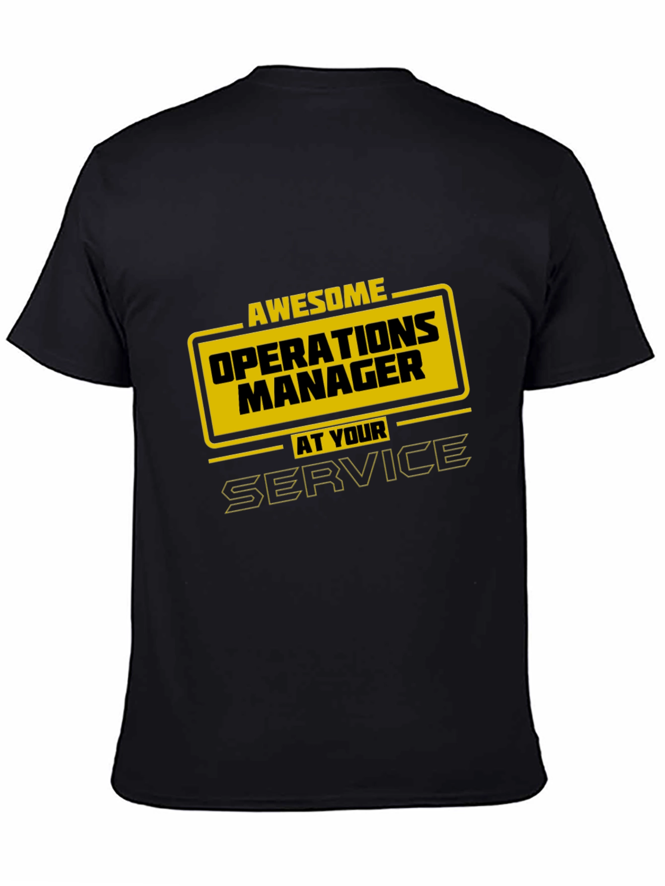Awesome Operations Manager T-Shirt - At Your Service