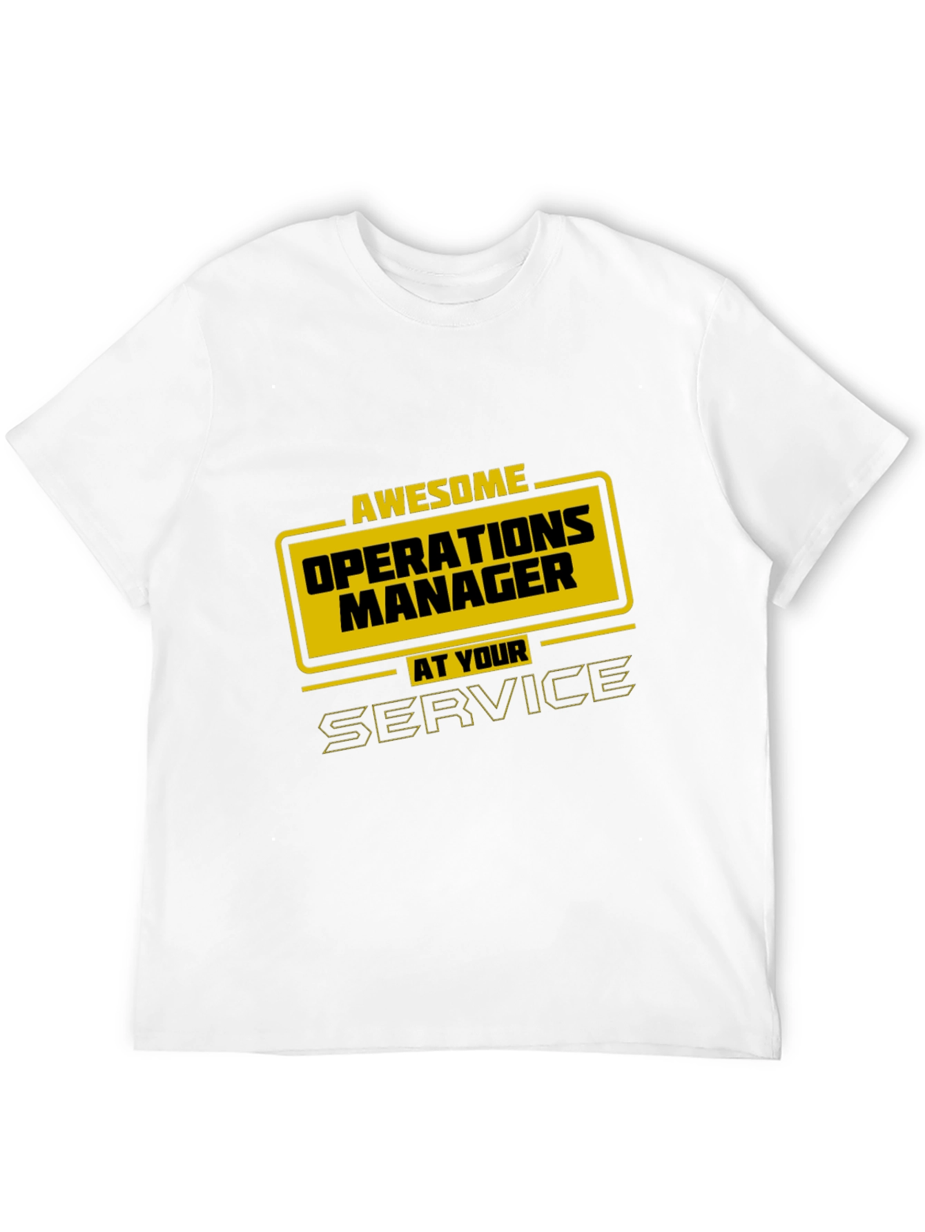 Awesome Operations Manager T-Shirt - At Your Service