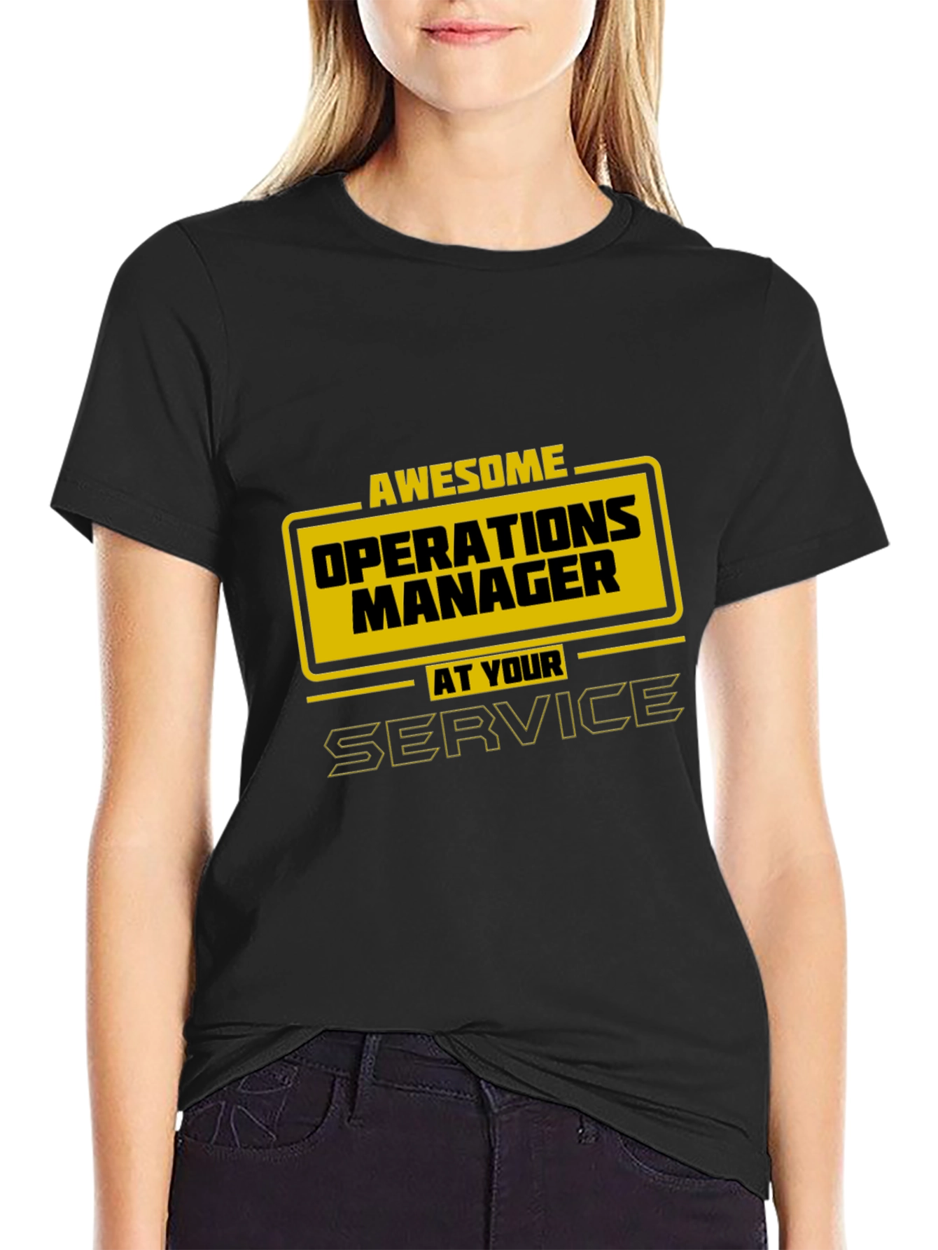 Awesome Operations Manager T-Shirt - At Your Service