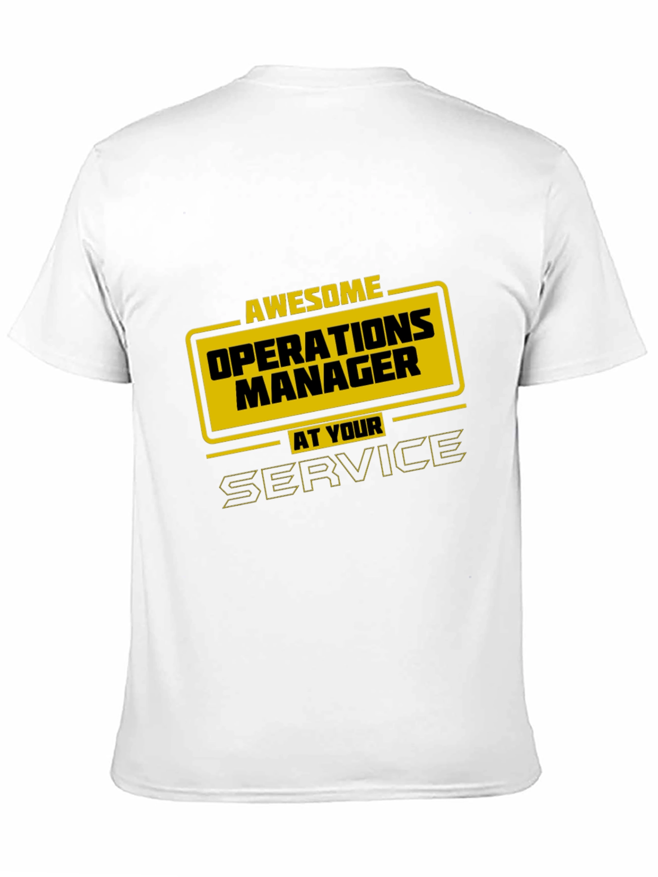 Awesome Operations Manager T-Shirt - At Your Service