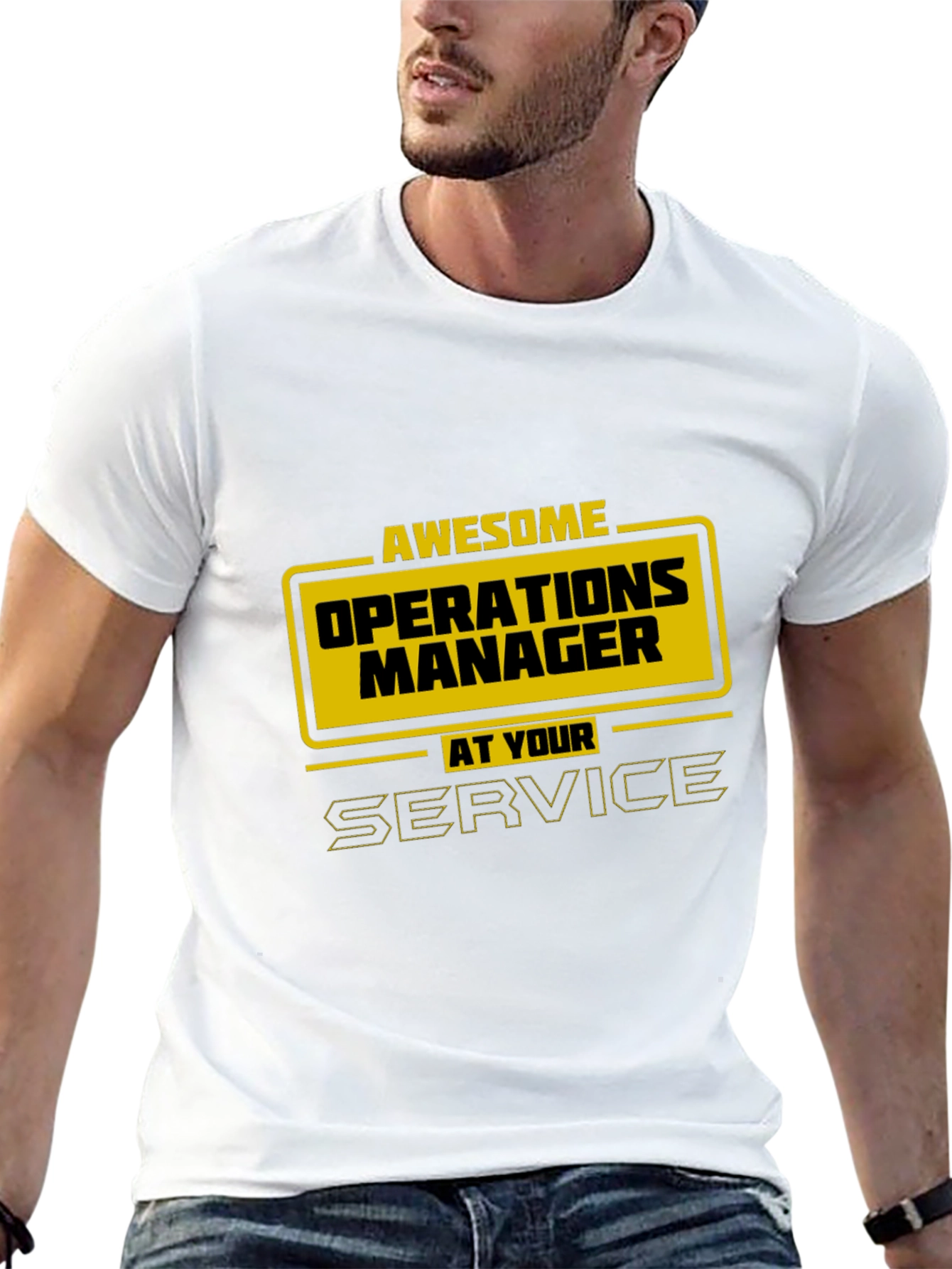 Awesome Operations Manager T-Shirt - At Your Service