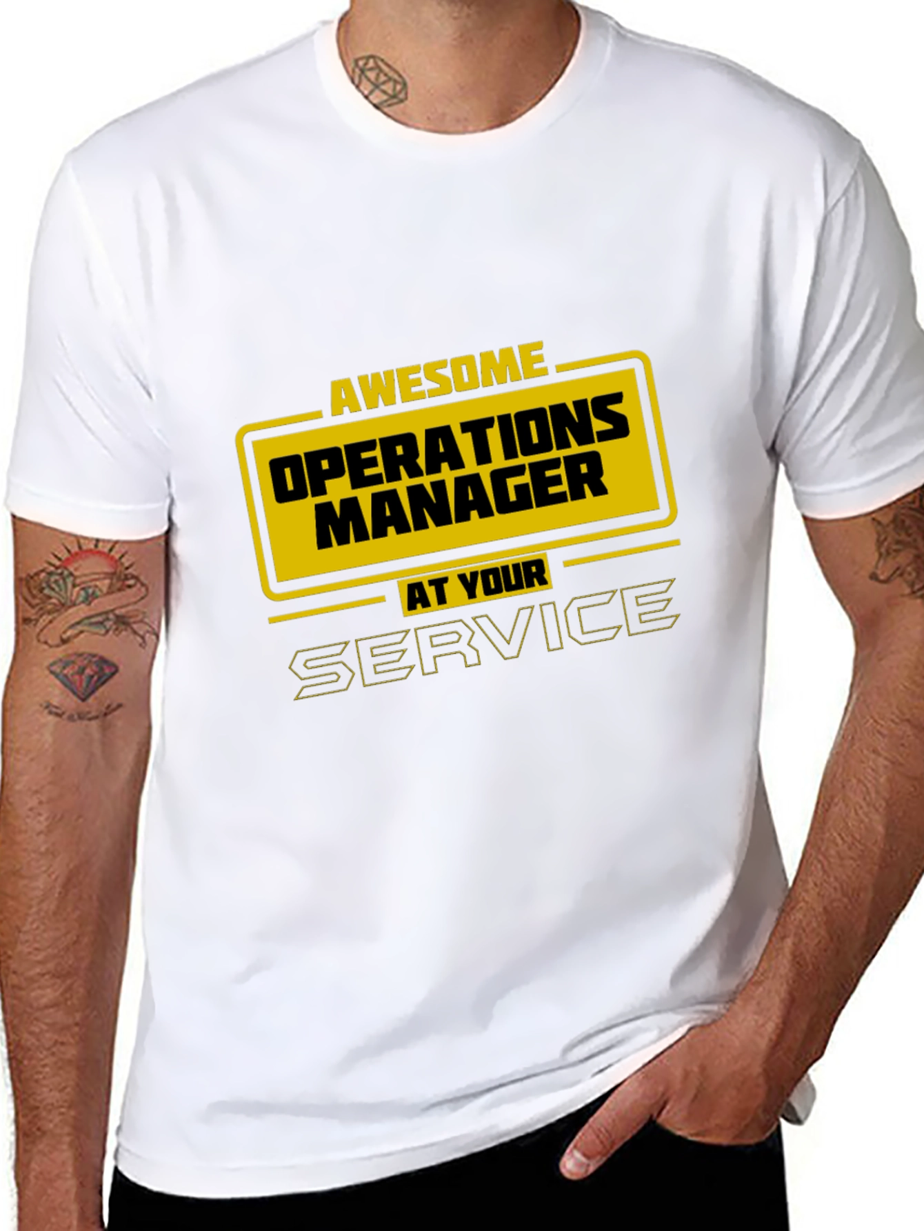Awesome Operations Manager T-Shirt - At Your Service
