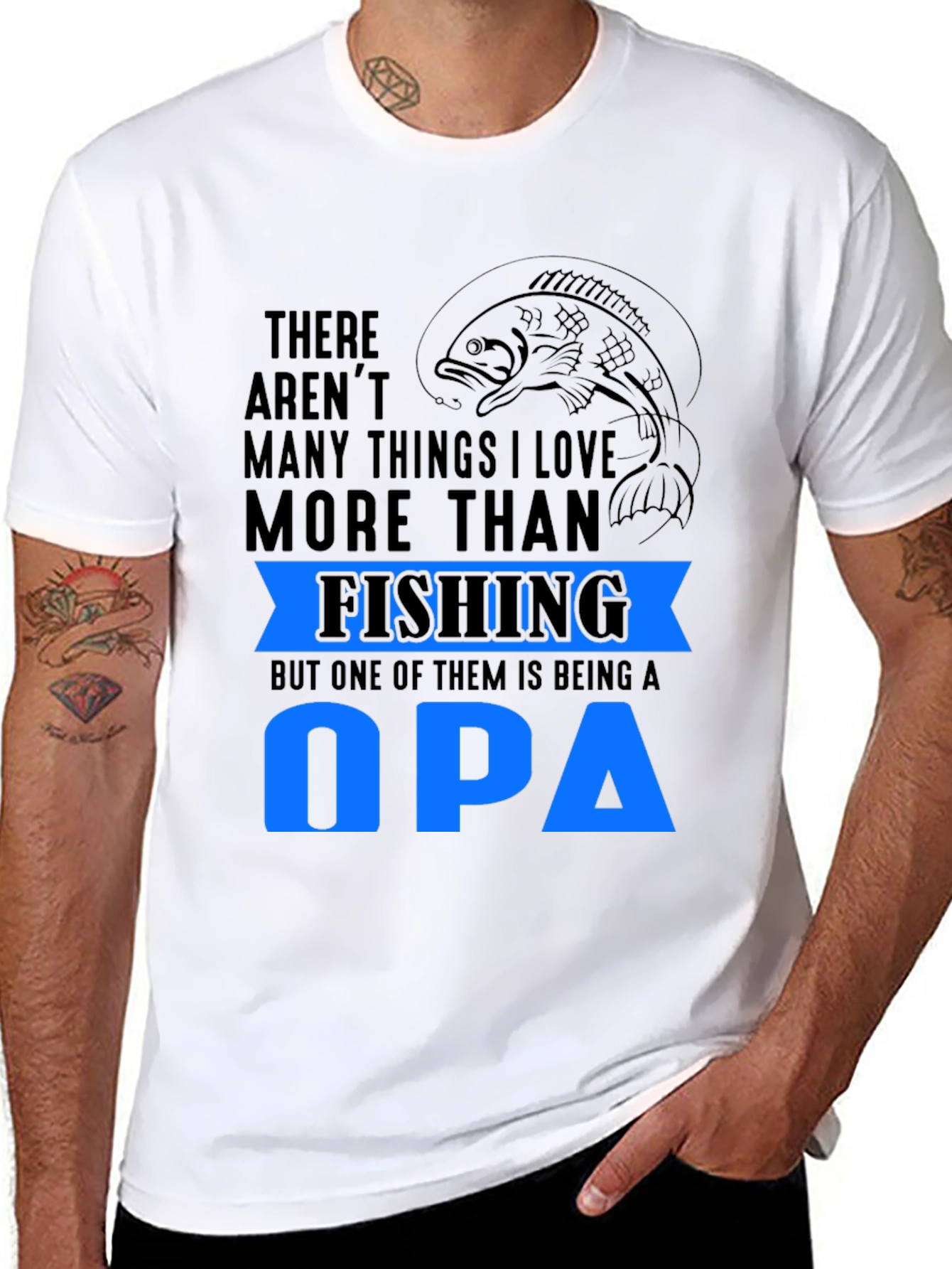 Fishing Grandpa T-Shirt - Opa Gift Idea