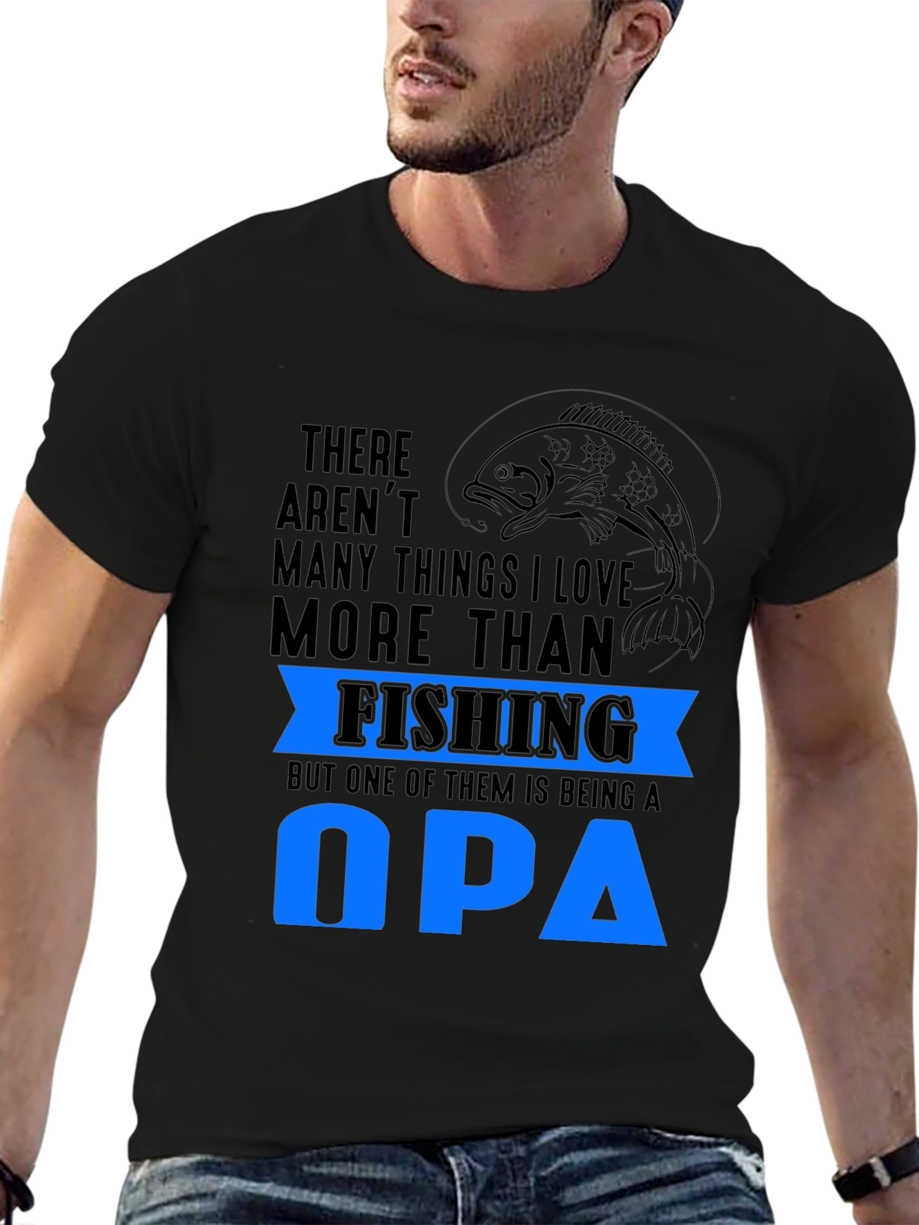 Fishing Grandpa T-Shirt - Opa Gift Idea