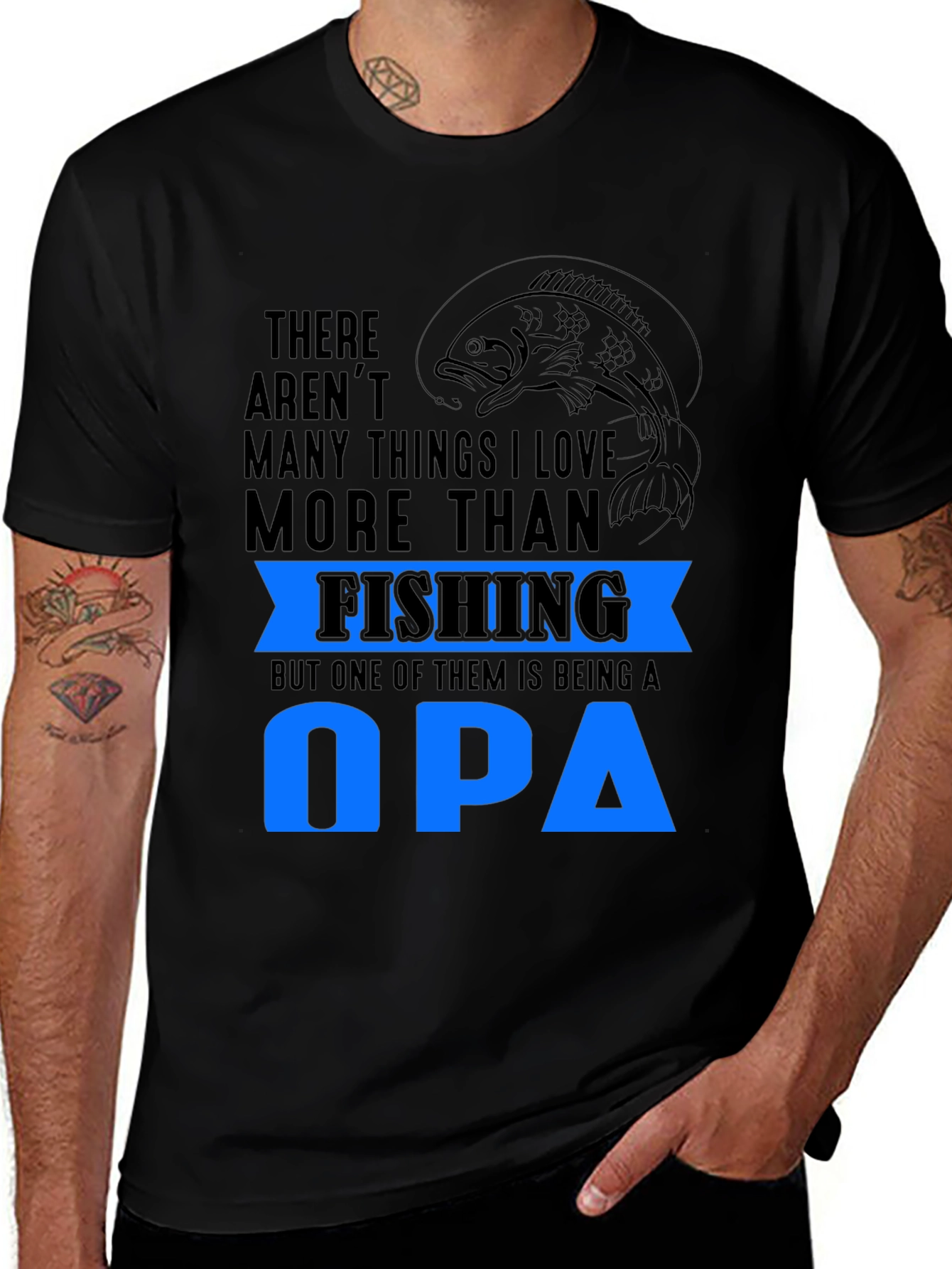 Fishing Grandpa T-Shirt - Opa Gift Idea