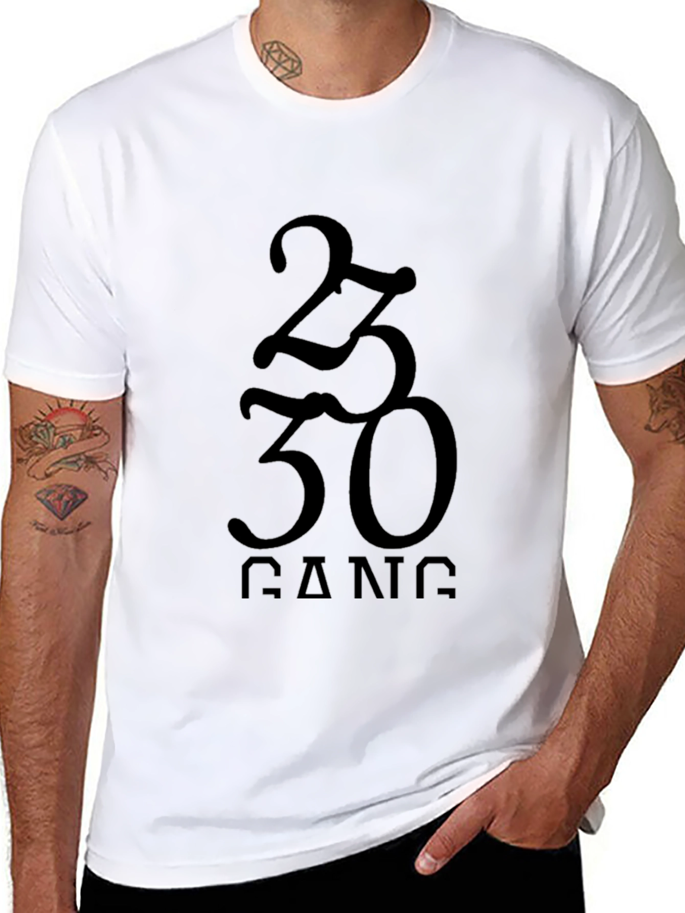 2330 Gang Black Graphic T-Shirt