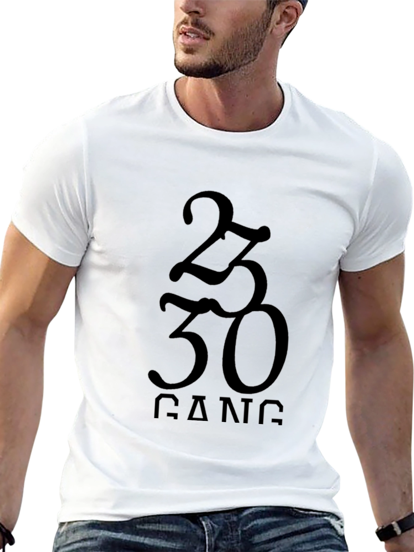 2330 Gang Black Graphic T-Shirt