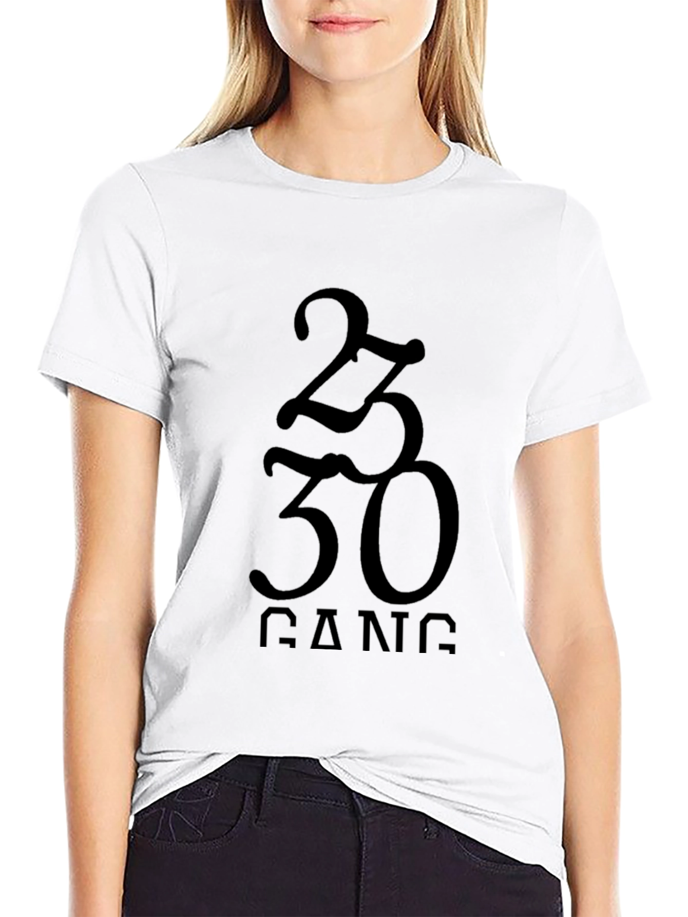2330 Gang Black Graphic T-Shirt