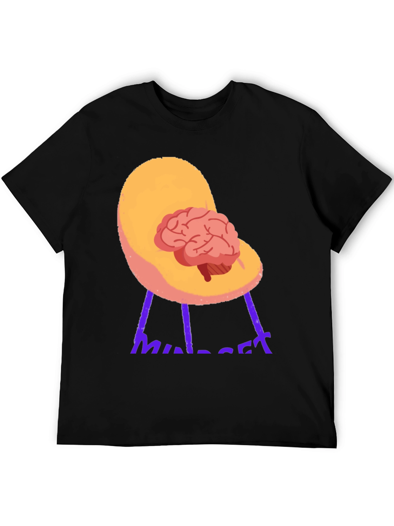Brain on Chair Graphic Tee - Thinkers Shirt