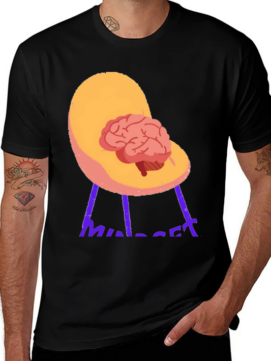Brain on Chair Graphic Tee - Thinkers Shirt