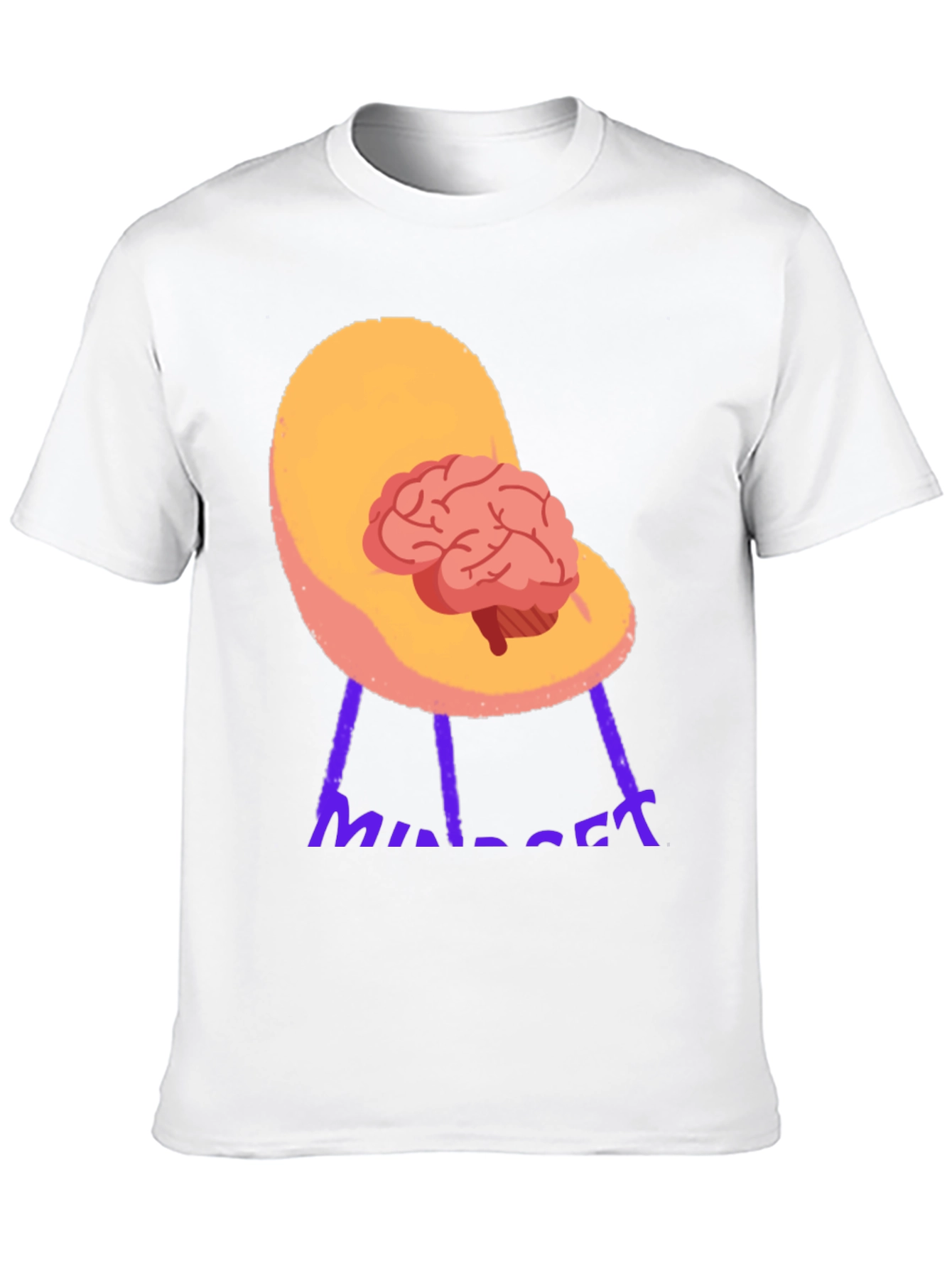 Brain on Chair Graphic Tee - Thinkers Shirt
