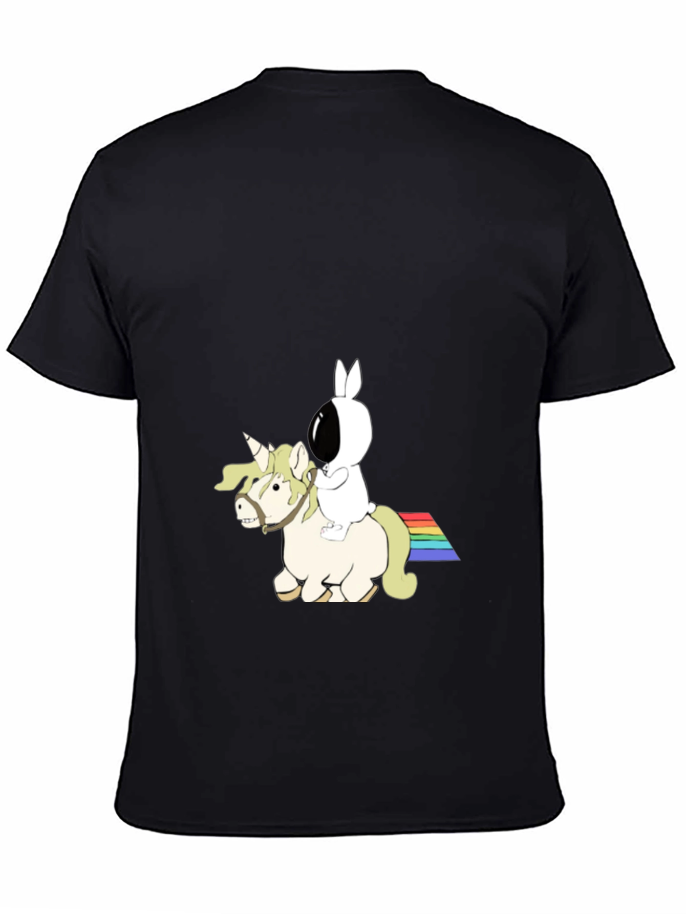 Bunny Astronaut Riding Unicorn T-Shirt