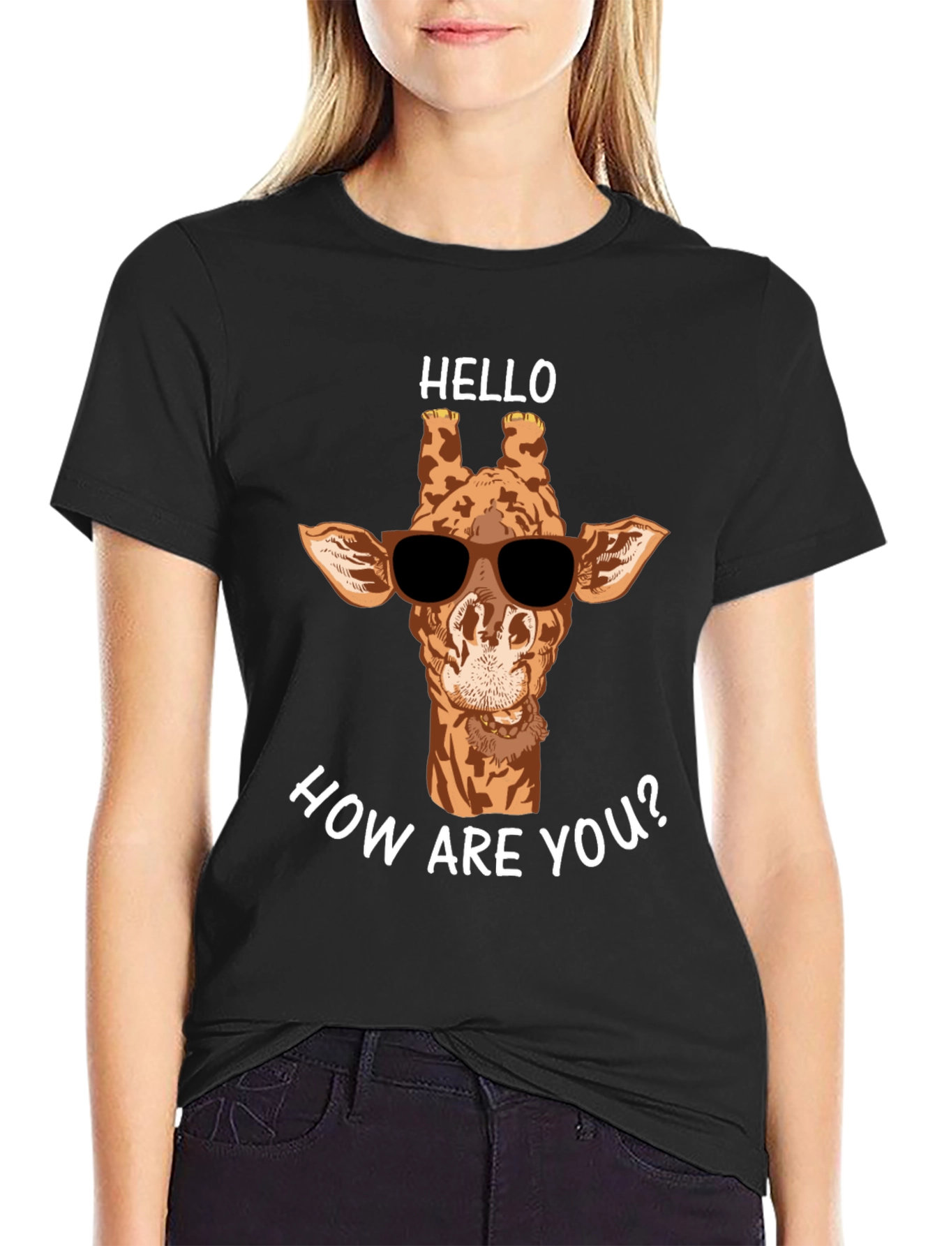 Cool Giraffe T-Shirt - Hello How Are You?