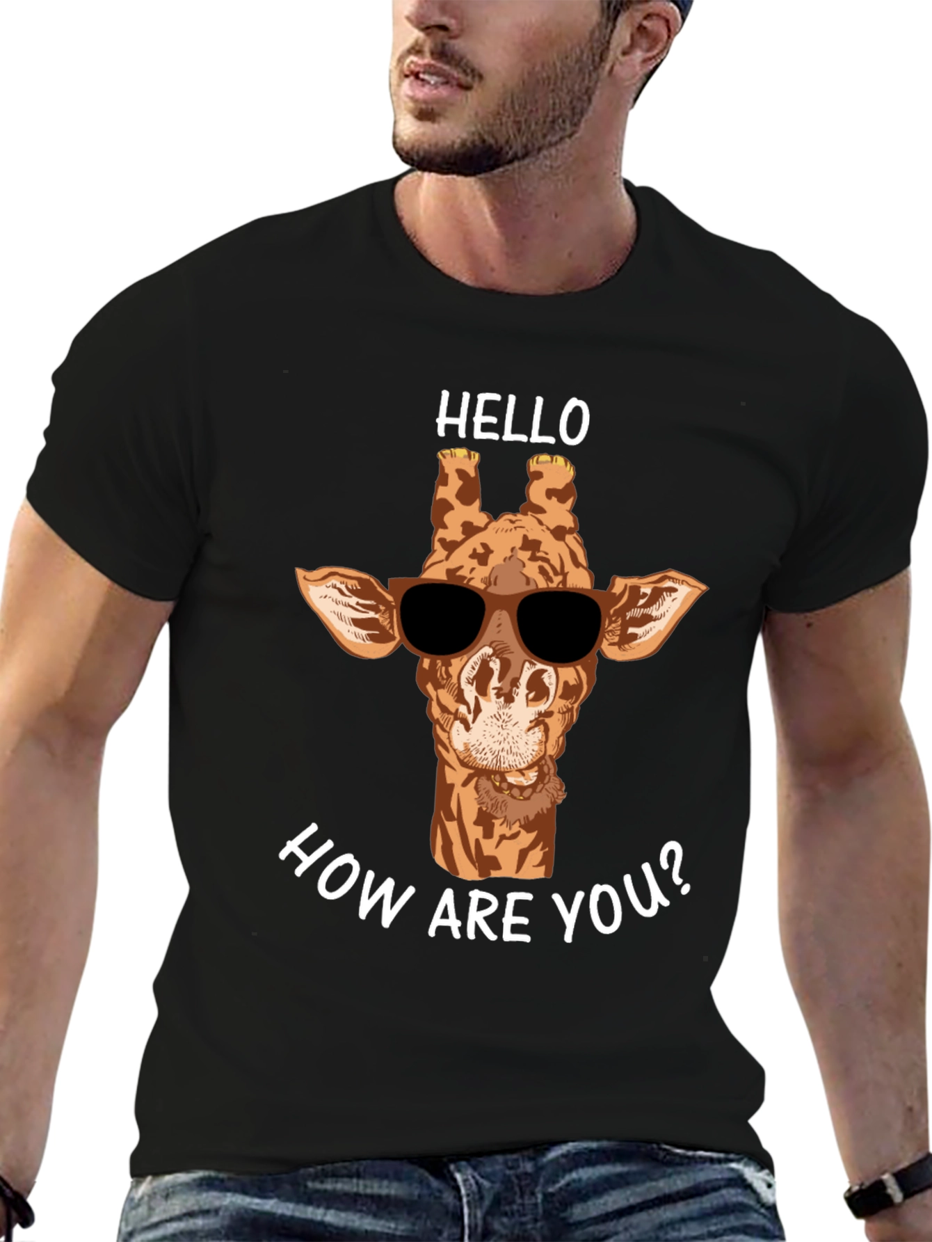 Cool Giraffe T-Shirt - Hello How Are You?