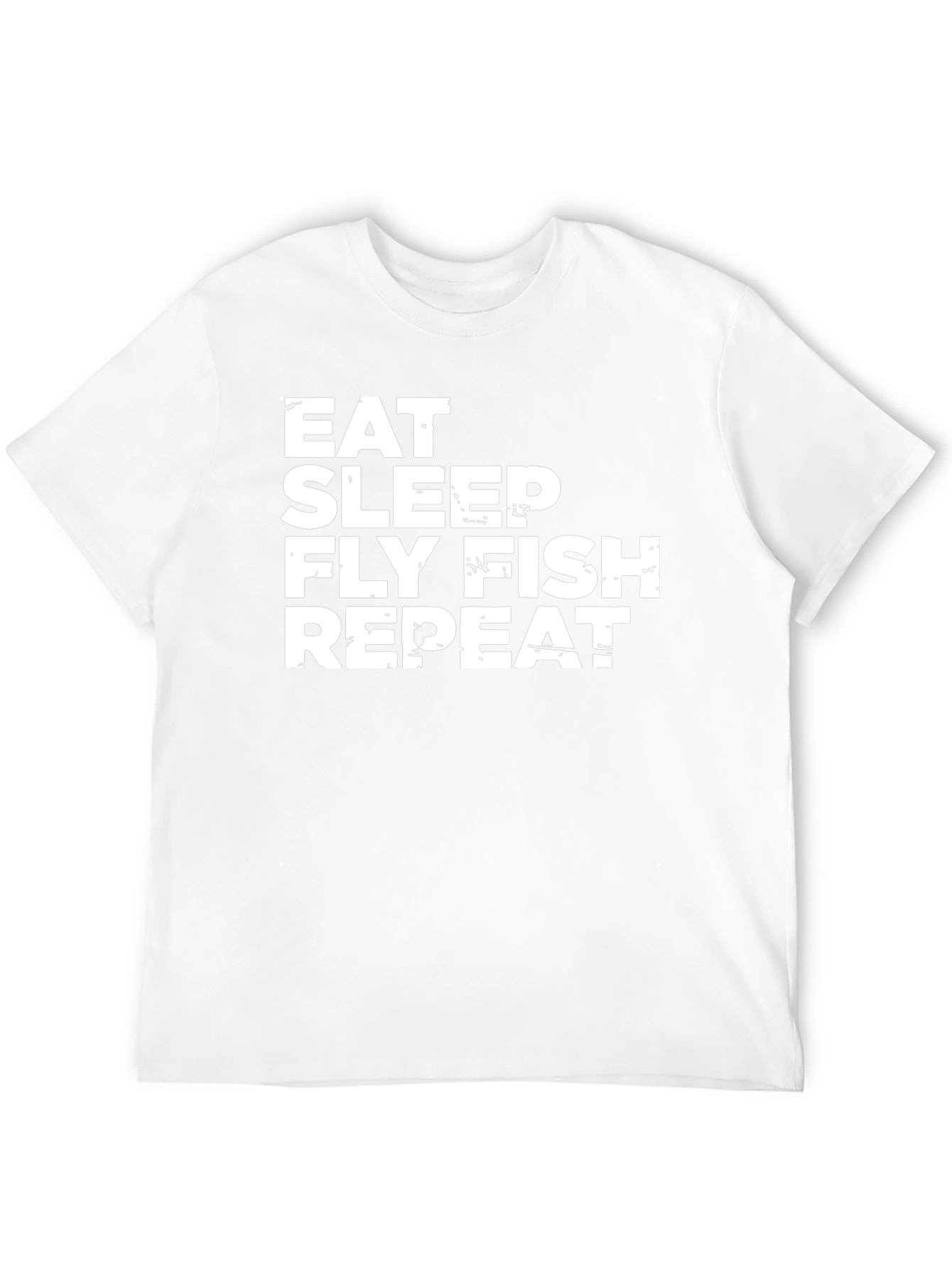 Eat Sleep Fly Fish Repeat T-Shirt - Black
