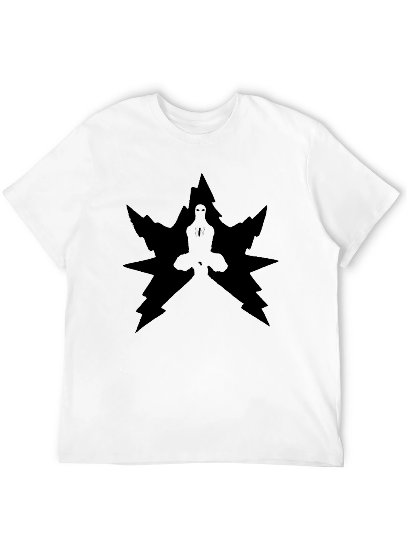 Silhouette Graphic Tee - Stylish Black Shirt