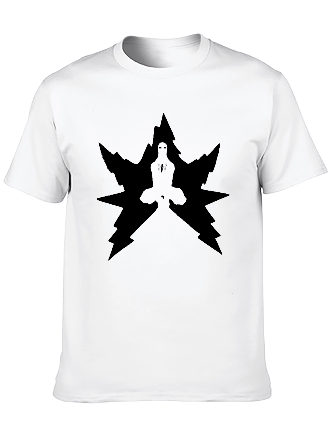 Silhouette Graphic Tee - Stylish Black Shirt