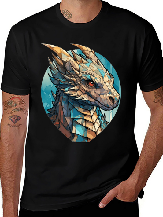 Dragon Graphic Tee - Stylish Mens T-Shirt