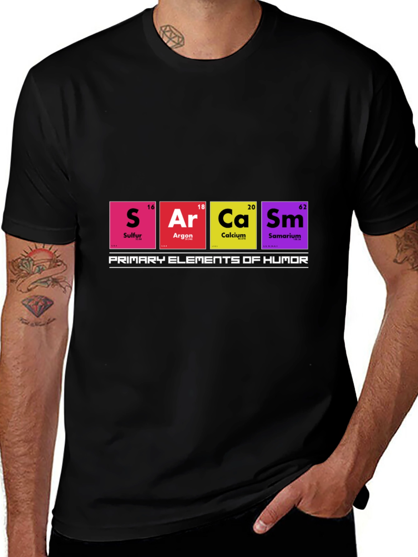 Sarcasm Elements of Humor T-Shirt
