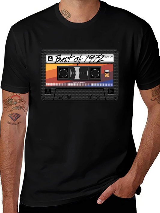 Best of 1972 Cassette Tape Graphic Tee