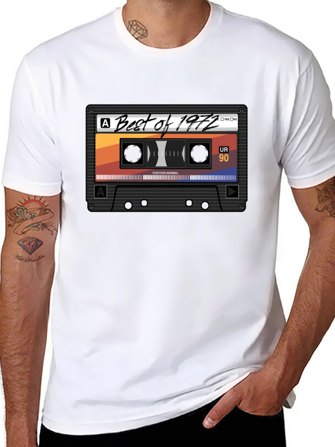 Best of 1972 Cassette Tape Graphic Tee
