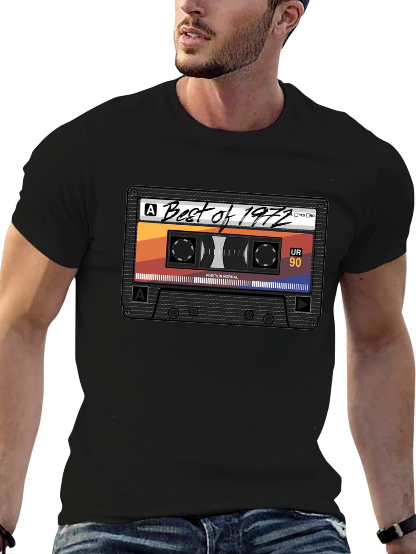 Best of 1972 Cassette Tape Graphic Tee