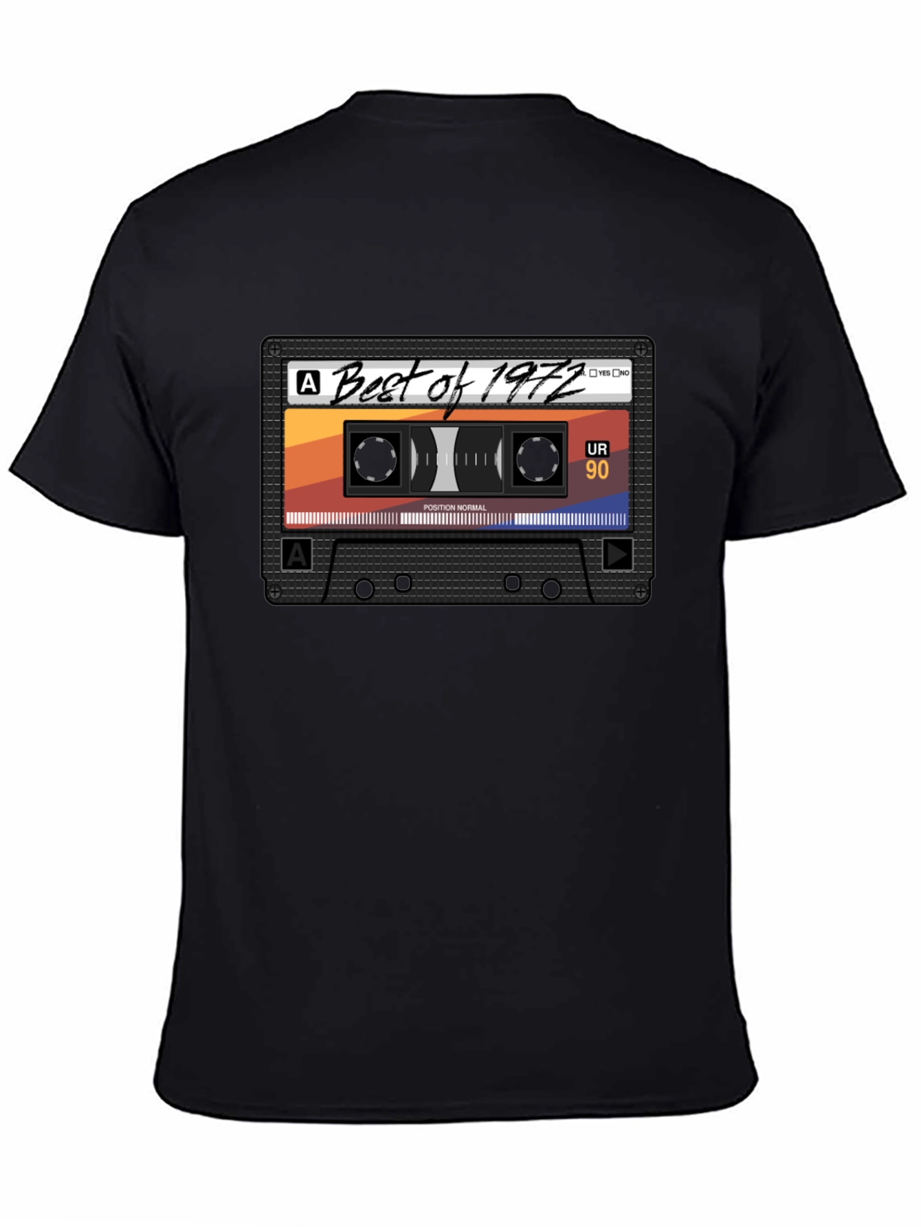 Best of 1972 Cassette Tape Graphic Tee