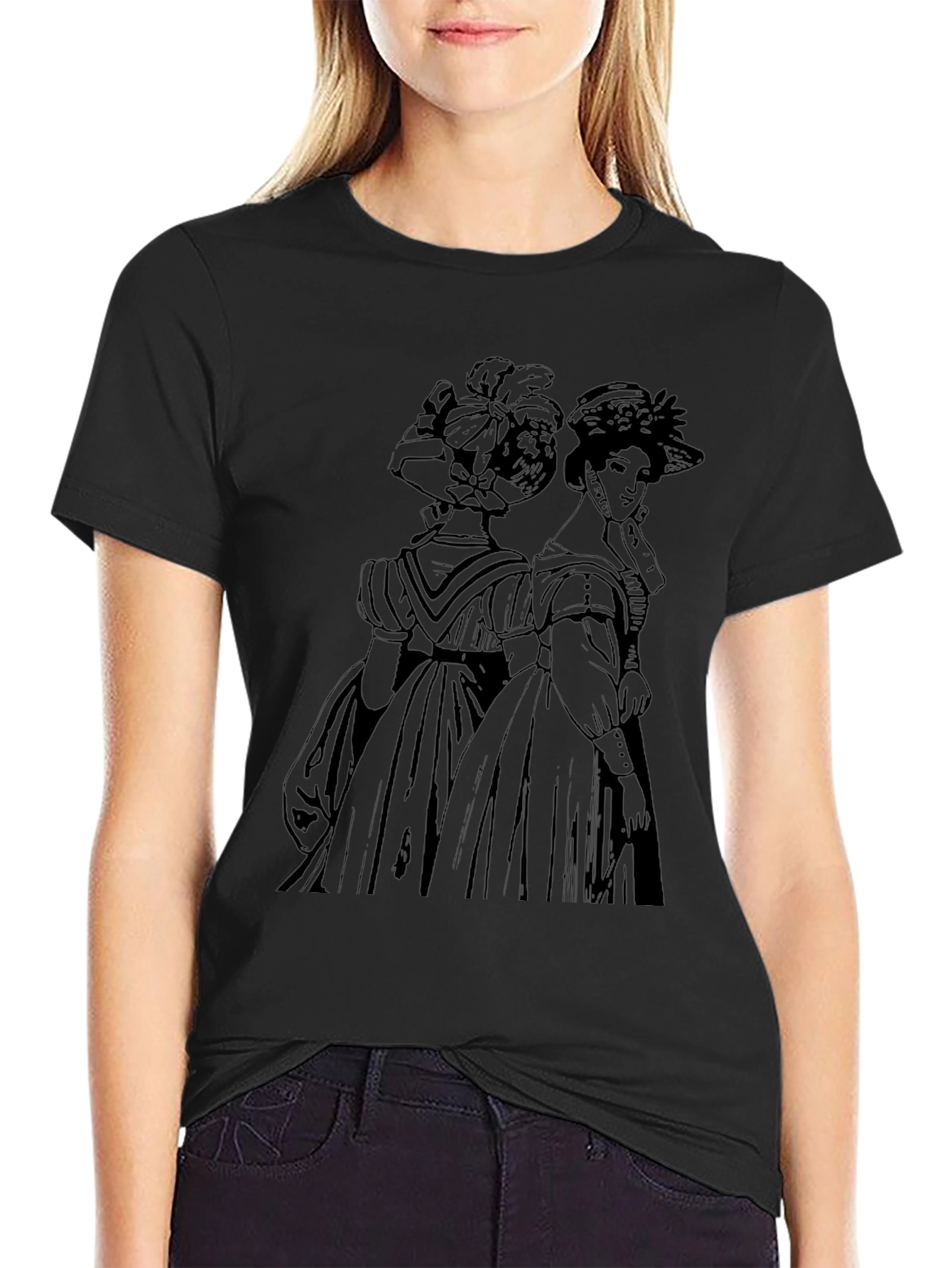 Victorian Ladies T-Shirt - Dark Aesthetic