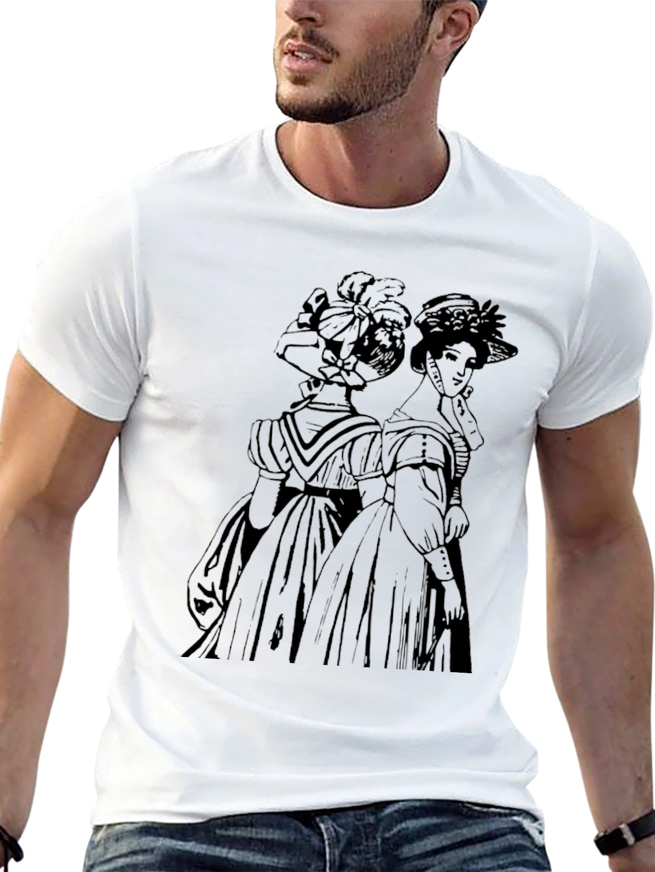 Victorian Ladies T-Shirt - Dark Aesthetic