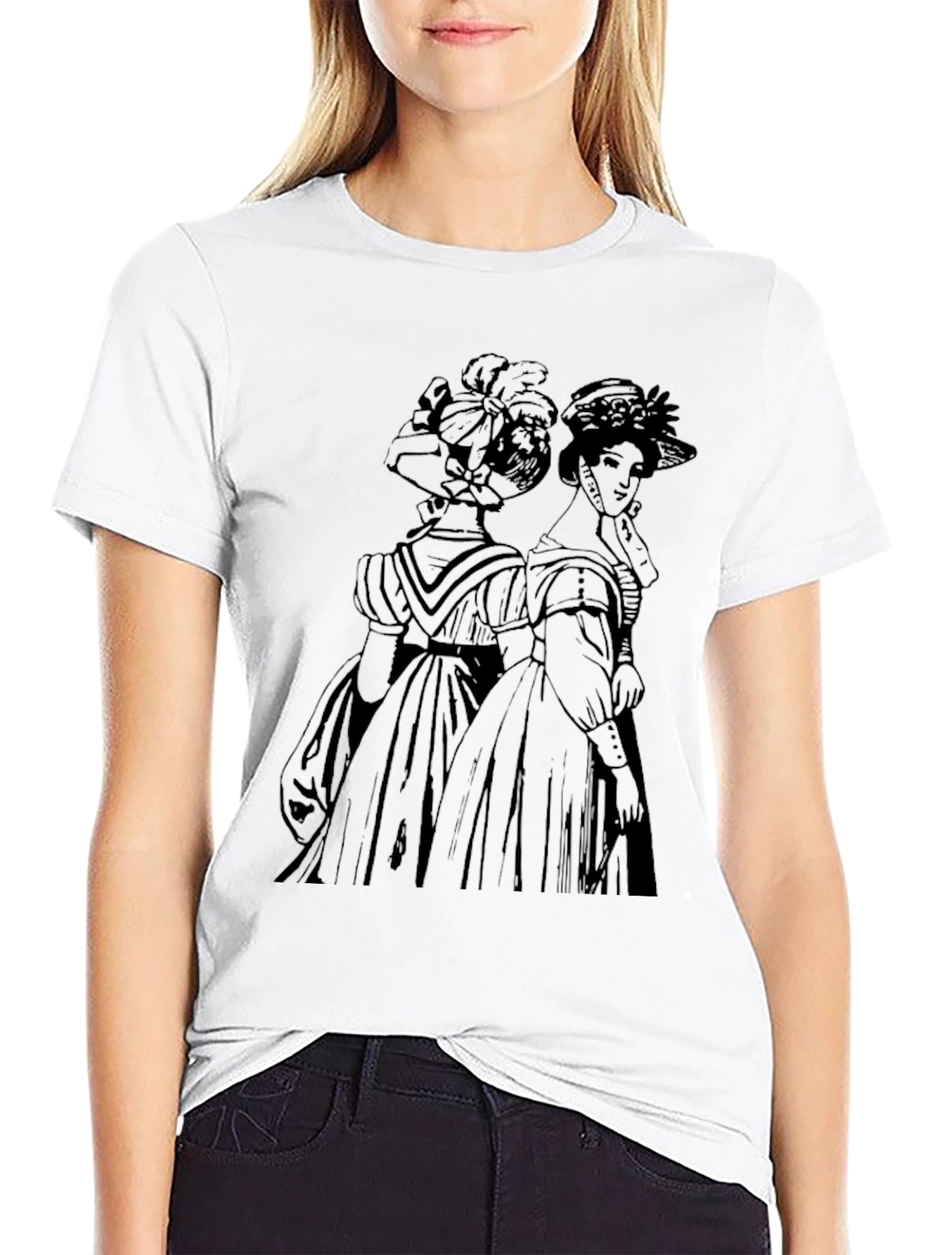 Victorian Ladies T-Shirt - Dark Aesthetic